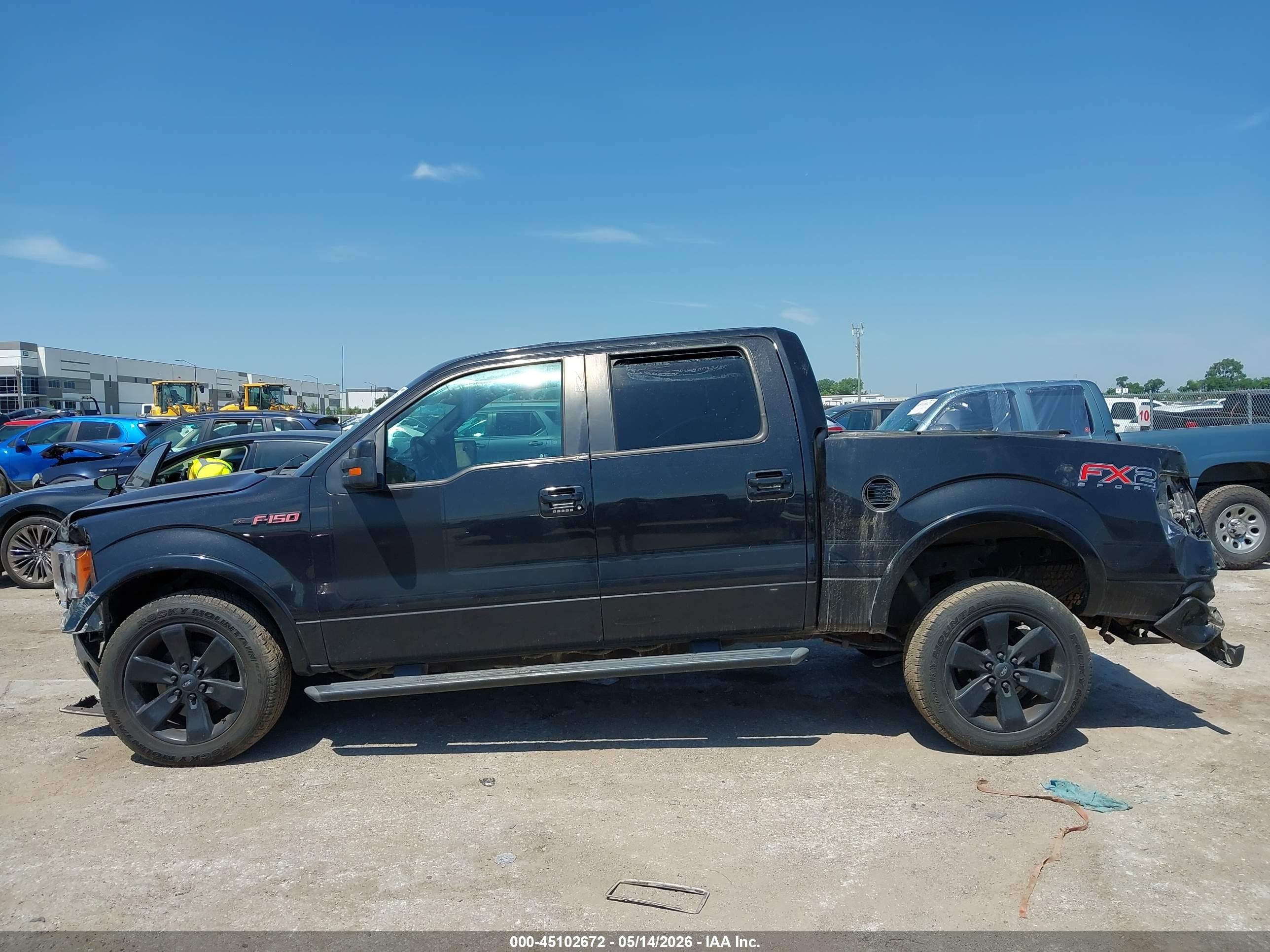 2012 Ford F-150 Fx2 Черный vin: 1FTFW1CT1CFC76225