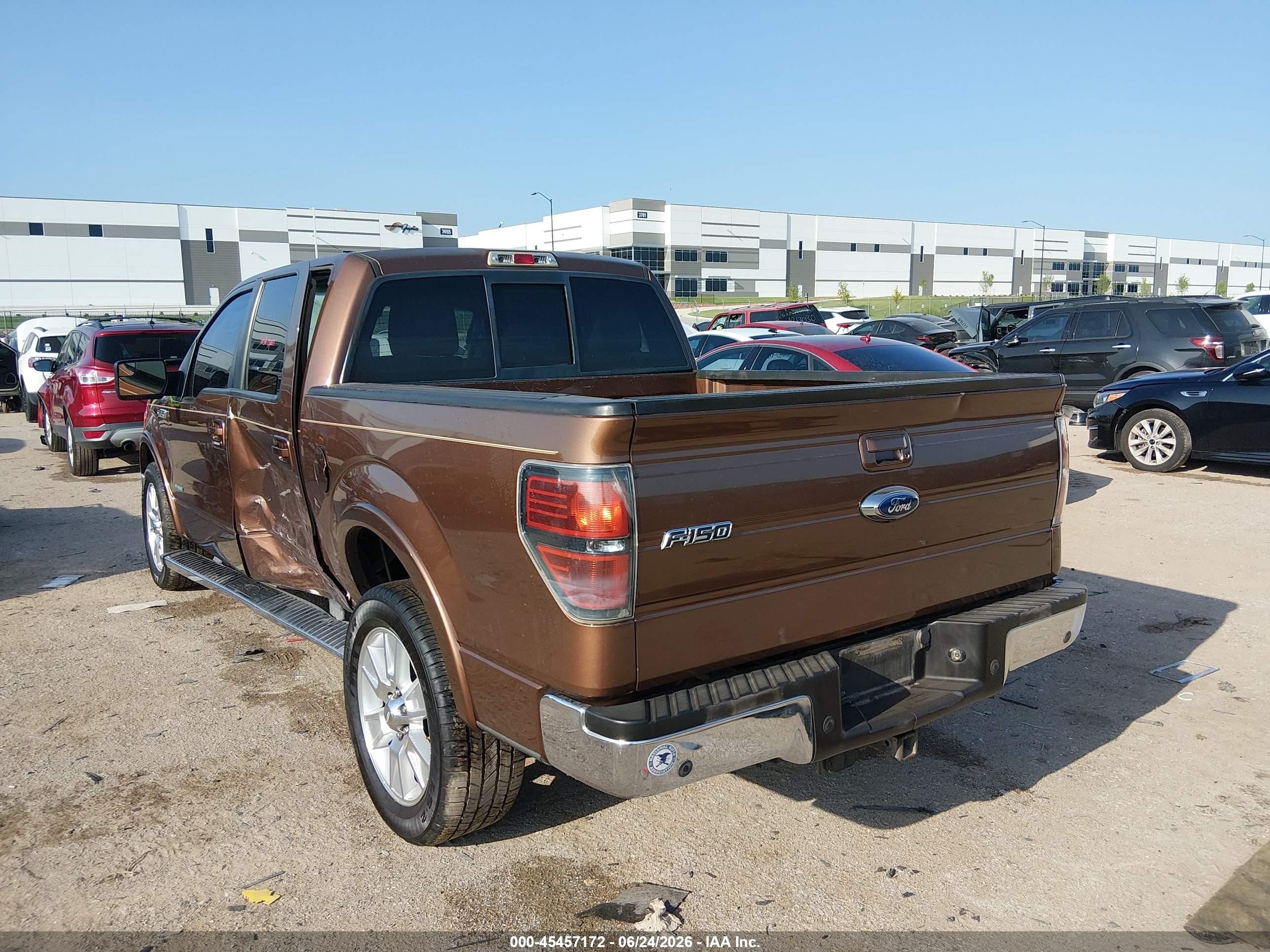2012 Ford F-150 Fx2/king Ranch/lariat/platinum/xl/xlt Brown vin: 1FTFW1CT1CKD10252