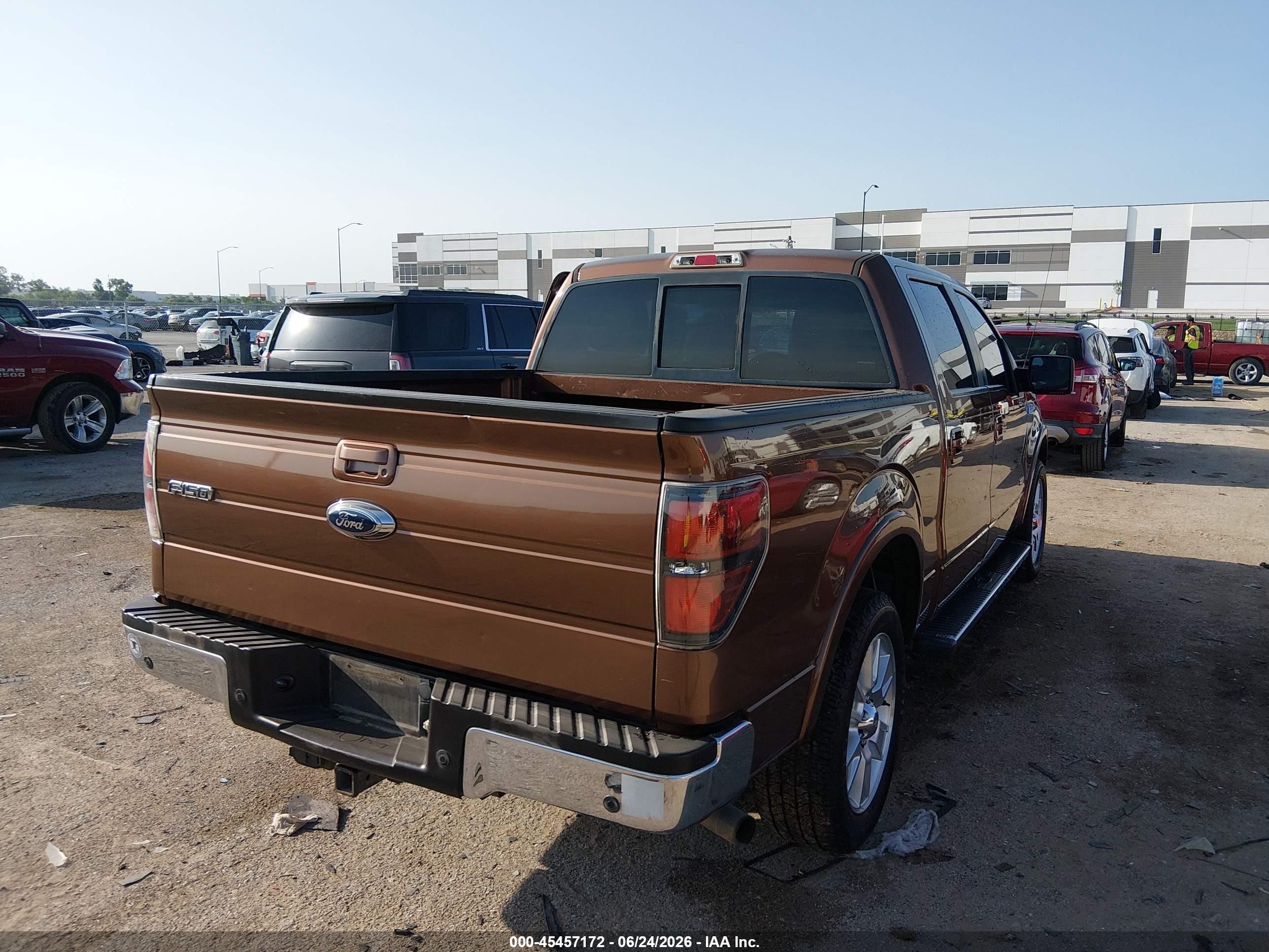 2012 Ford F-150 Fx2/king Ranch/lariat/platinum/xl/xlt Brown vin: 1FTFW1CT1CKD10252