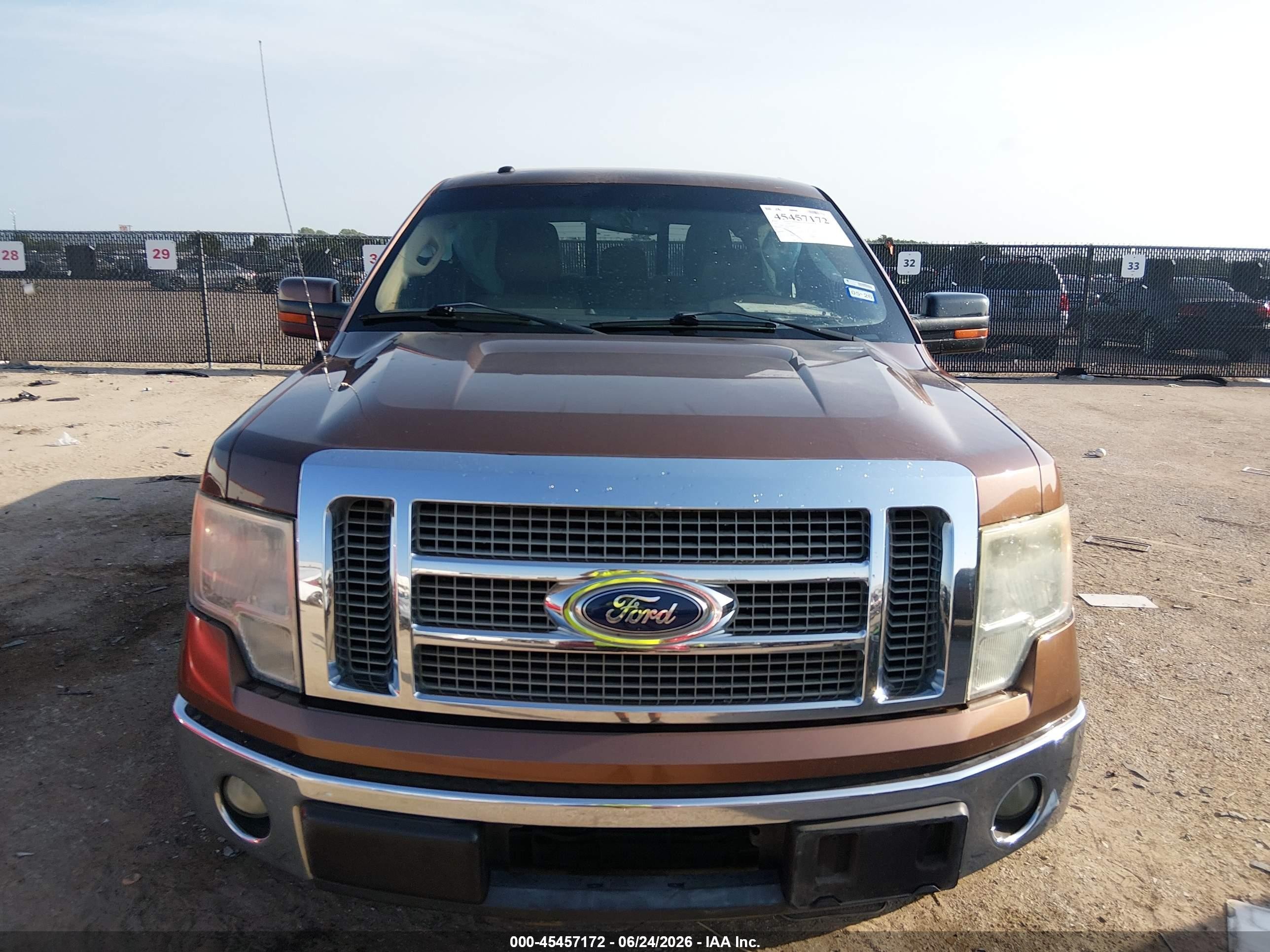 2012 Ford F-150 Fx2/king Ranch/lariat/platinum/xl/xlt Brown vin: 1FTFW1CT1CKD10252