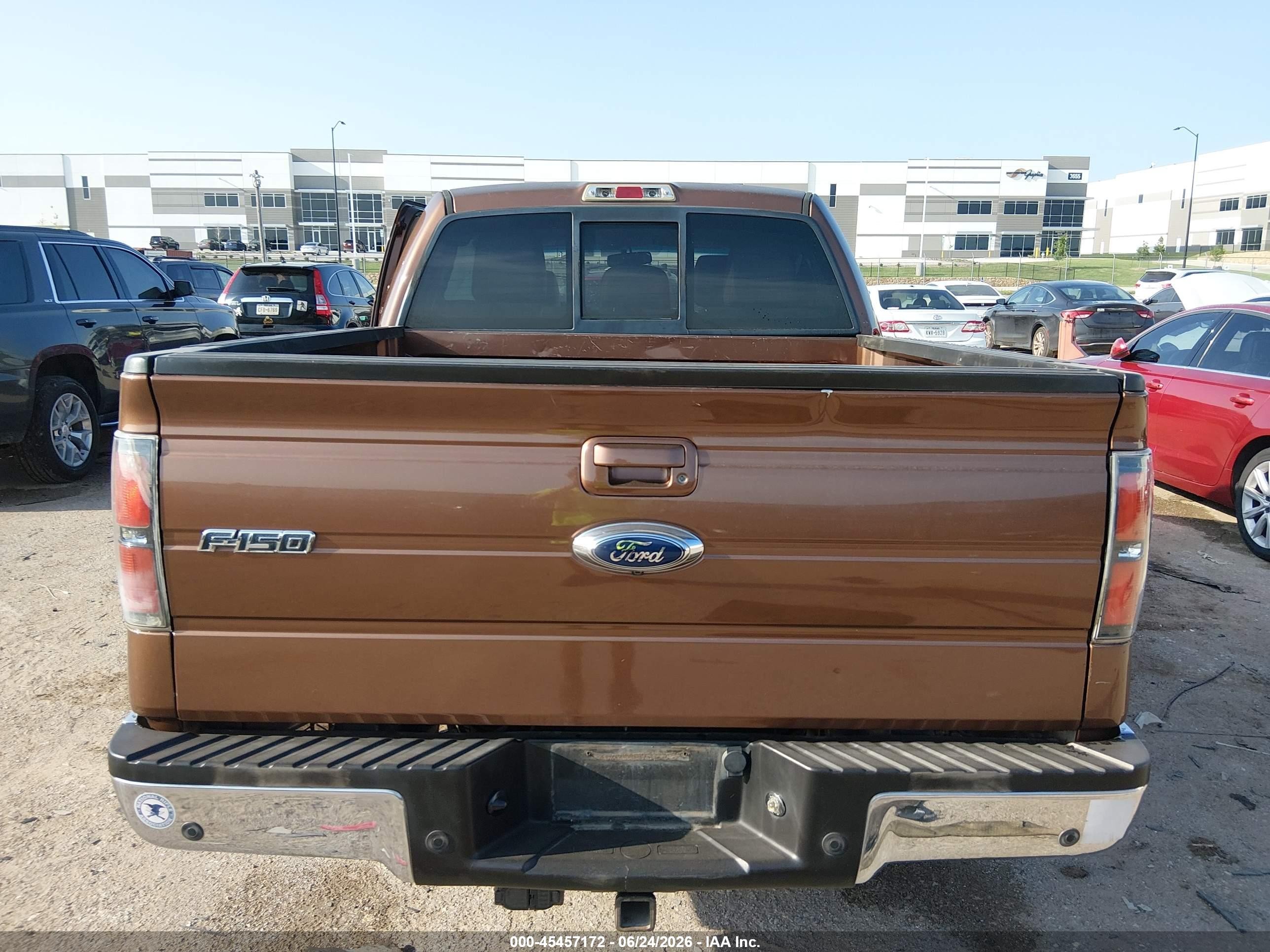 2012 Ford F-150 Fx2/king Ranch/lariat/platinum/xl/xlt Brown vin: 1FTFW1CT1CKD10252