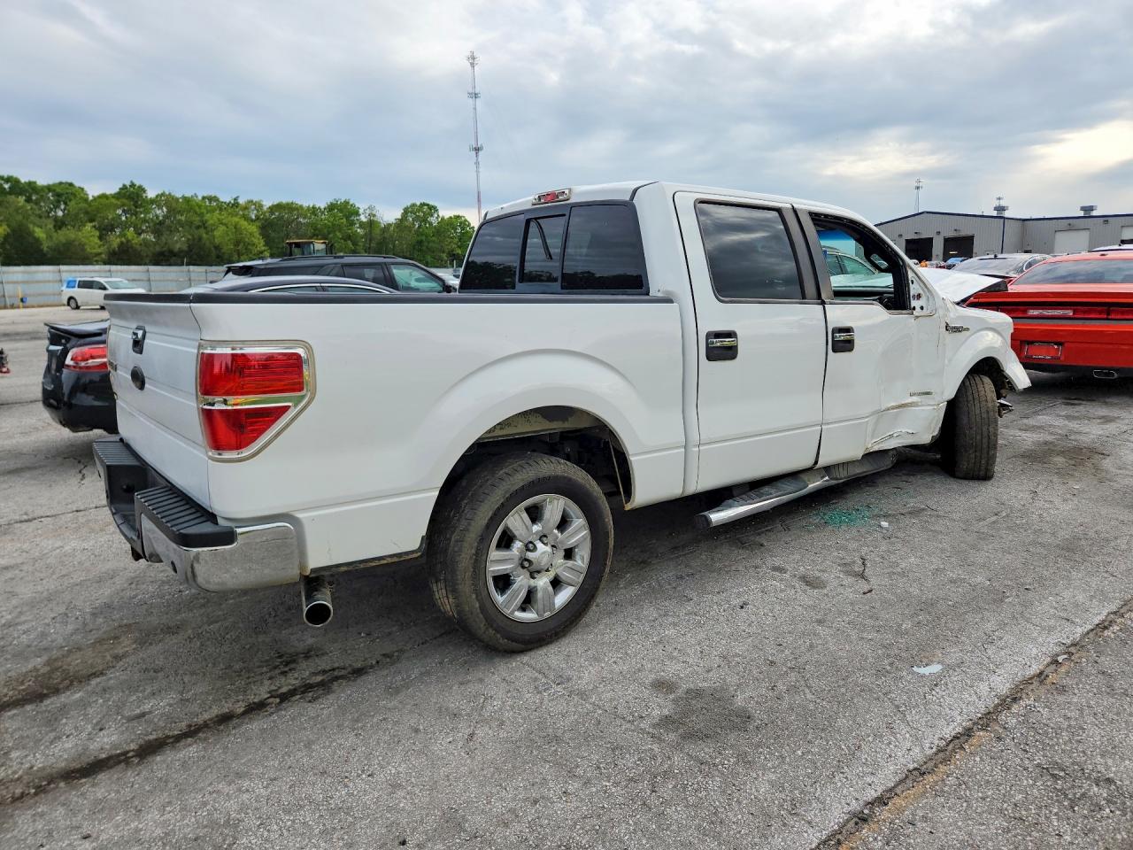 2012 Ford F150 White vin: 1FTFW1CT1CKD12387