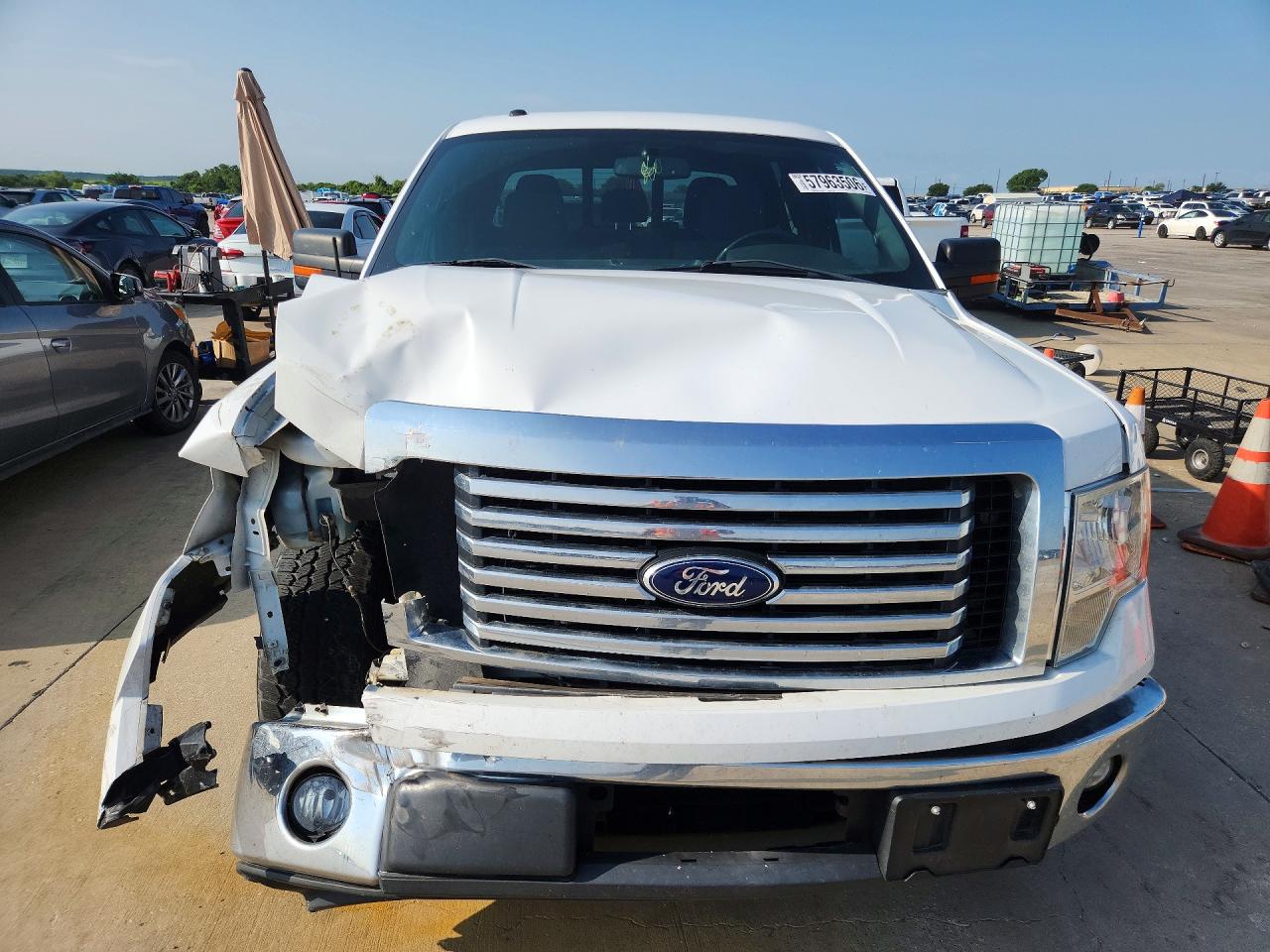 2012 Ford F150 Supercrew White vin: 1FTFW1CT1CKD77496