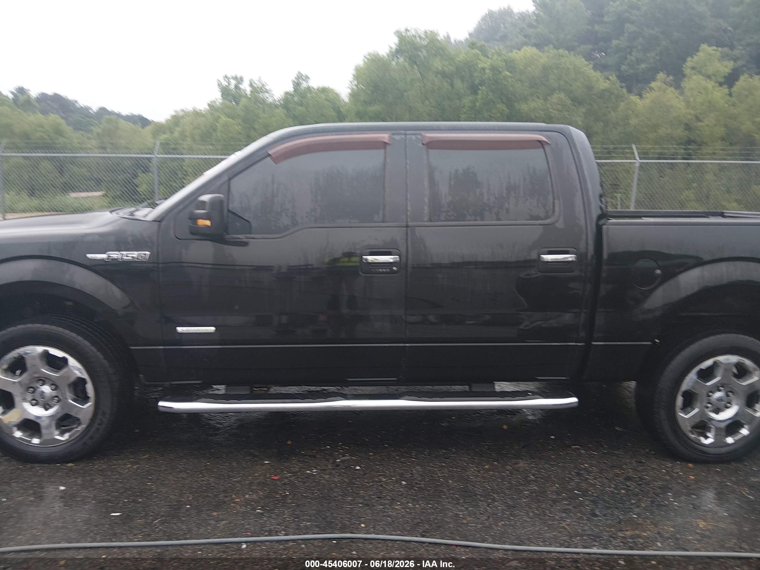 2012 Ford F-150 Xlt Black vin: 1FTFW1CT1CKE29693