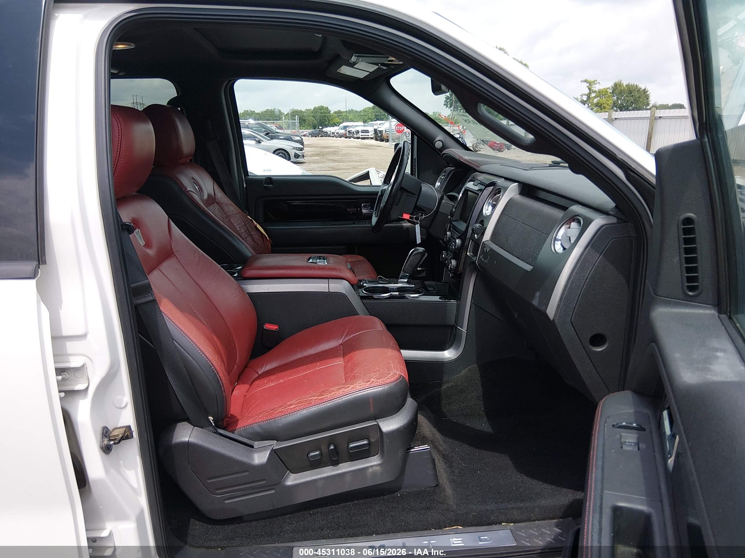 2013 Ford F-150 Limited Белый vin: 1FTFW1CT1DFA01875