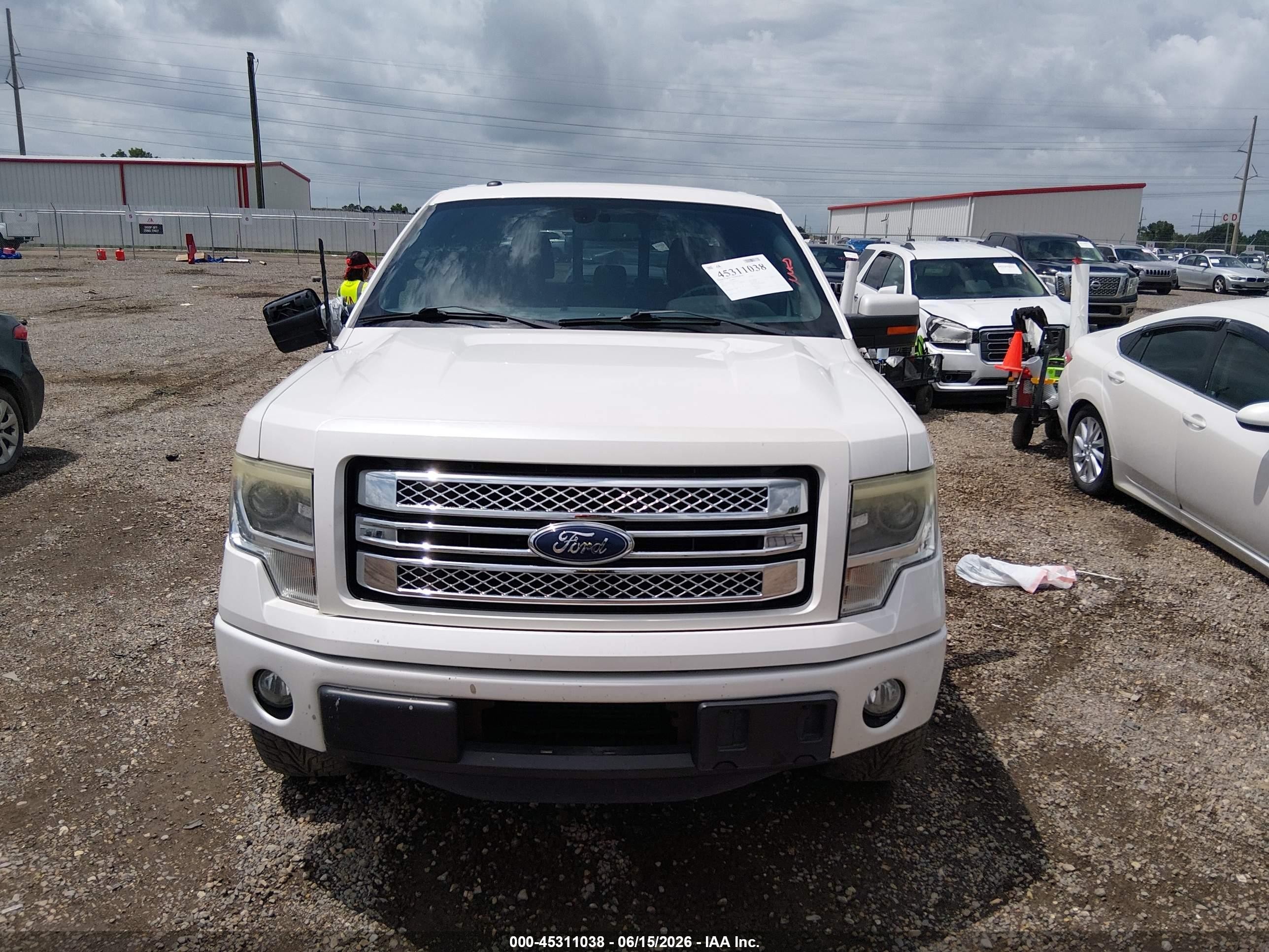 2013 Ford F-150 Limited Белый vin: 1FTFW1CT1DFA01875