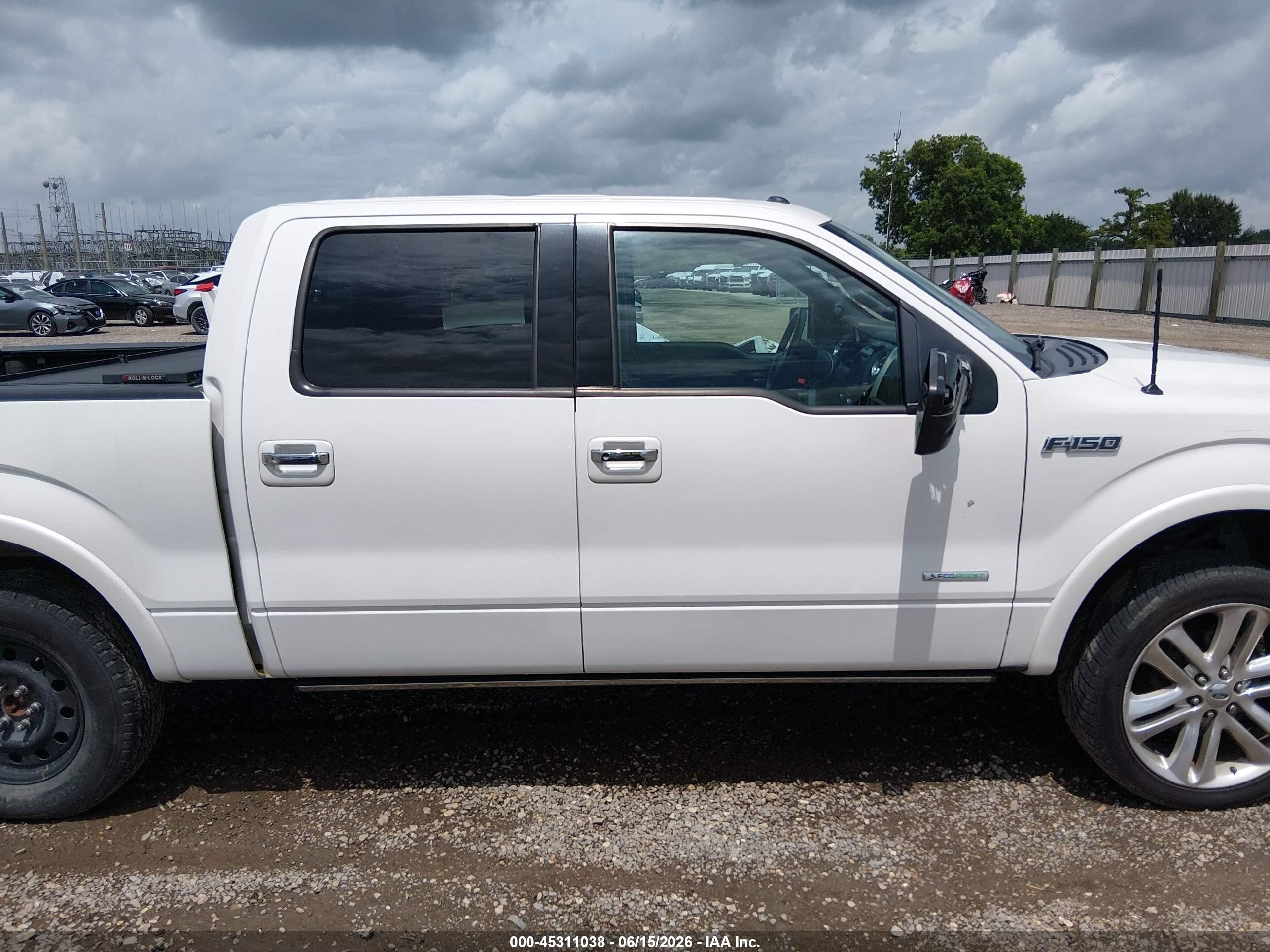 2013 Ford F-150 Limited Белый vin: 1FTFW1CT1DFA01875