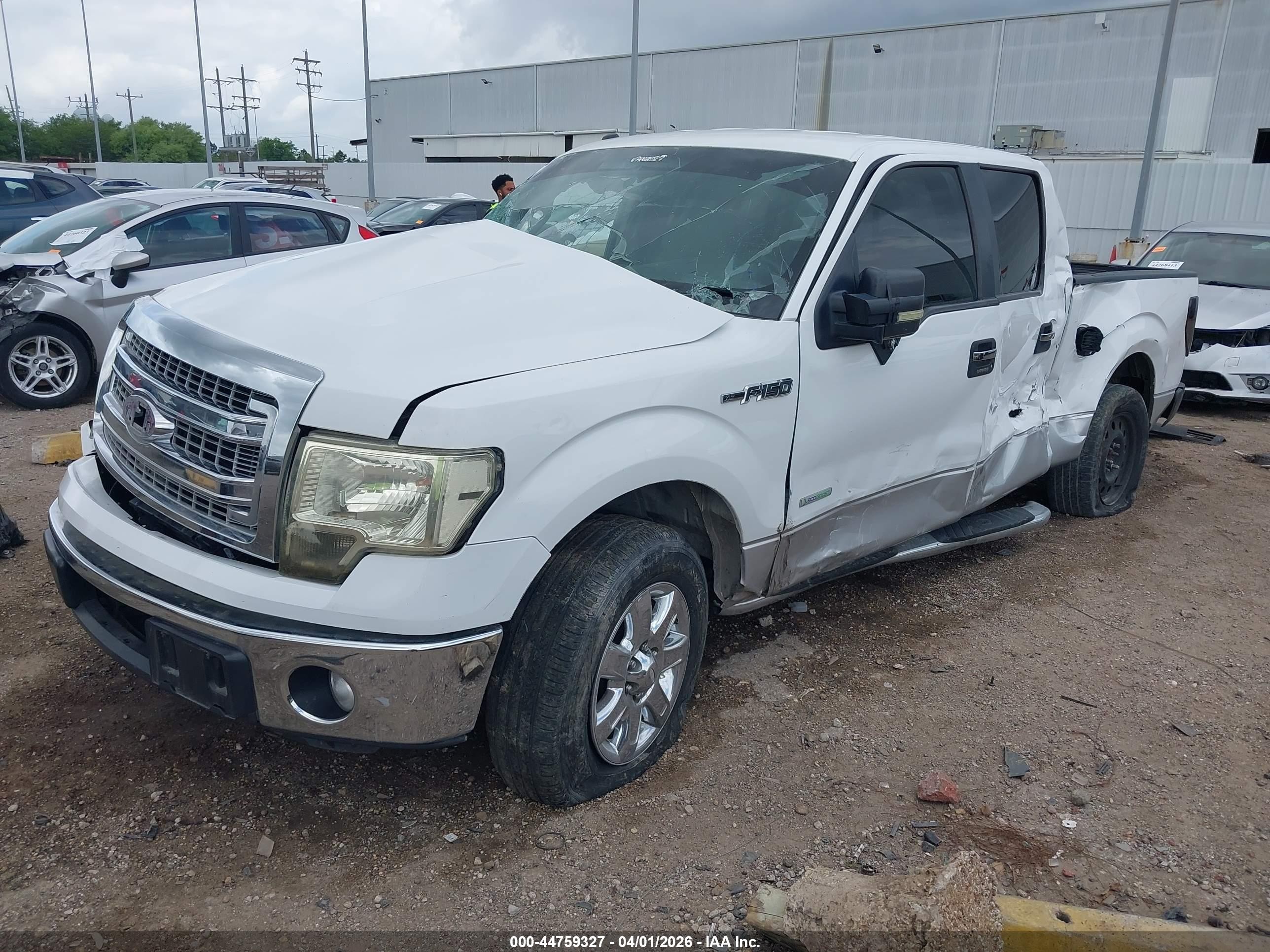 2013 Ford F-150 Xlt White vin: 1FTFW1CT1DKD79833