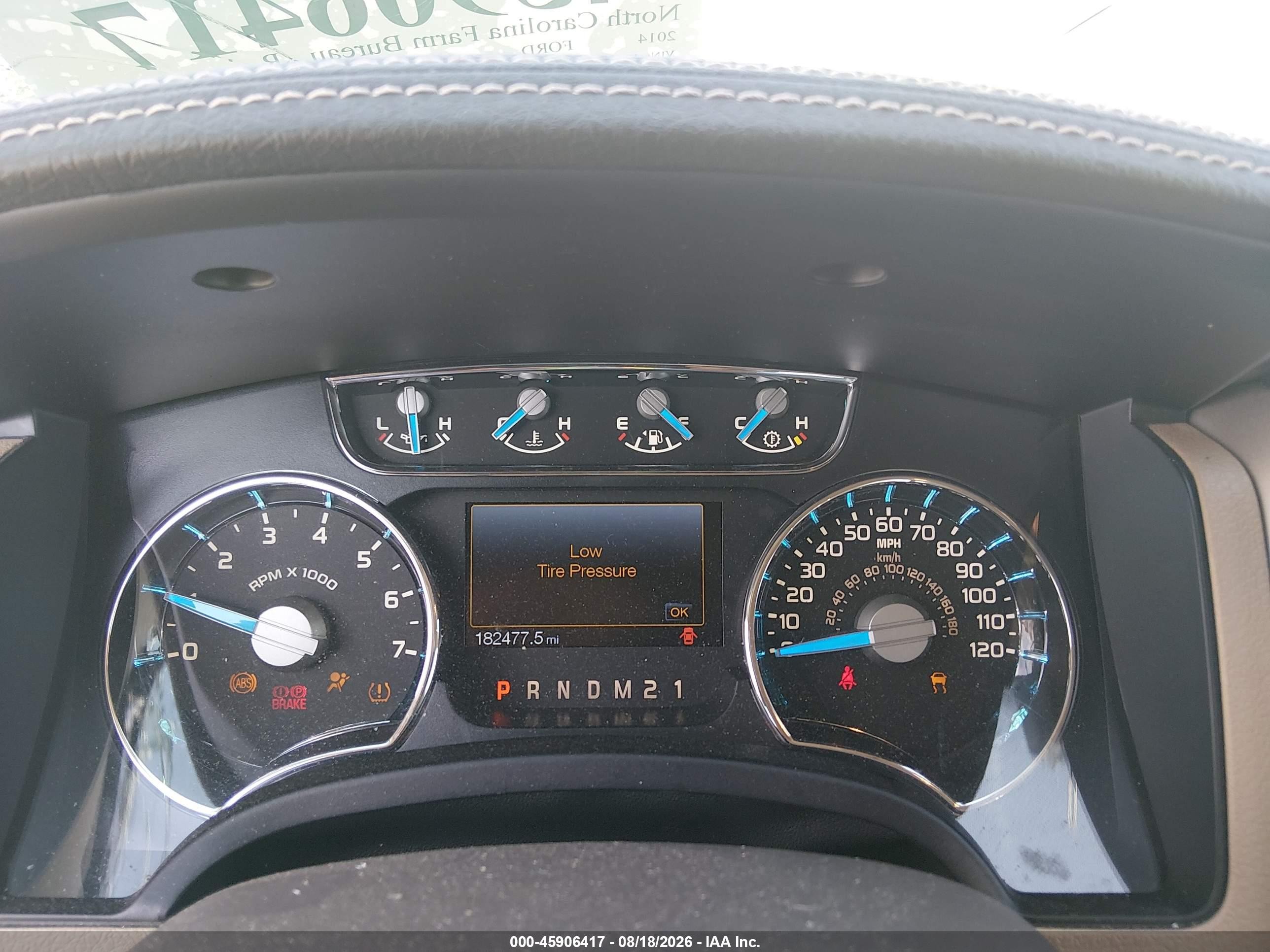 2014 Ford F-150 Lariat White vin: 1FTFW1CT1EFB06434