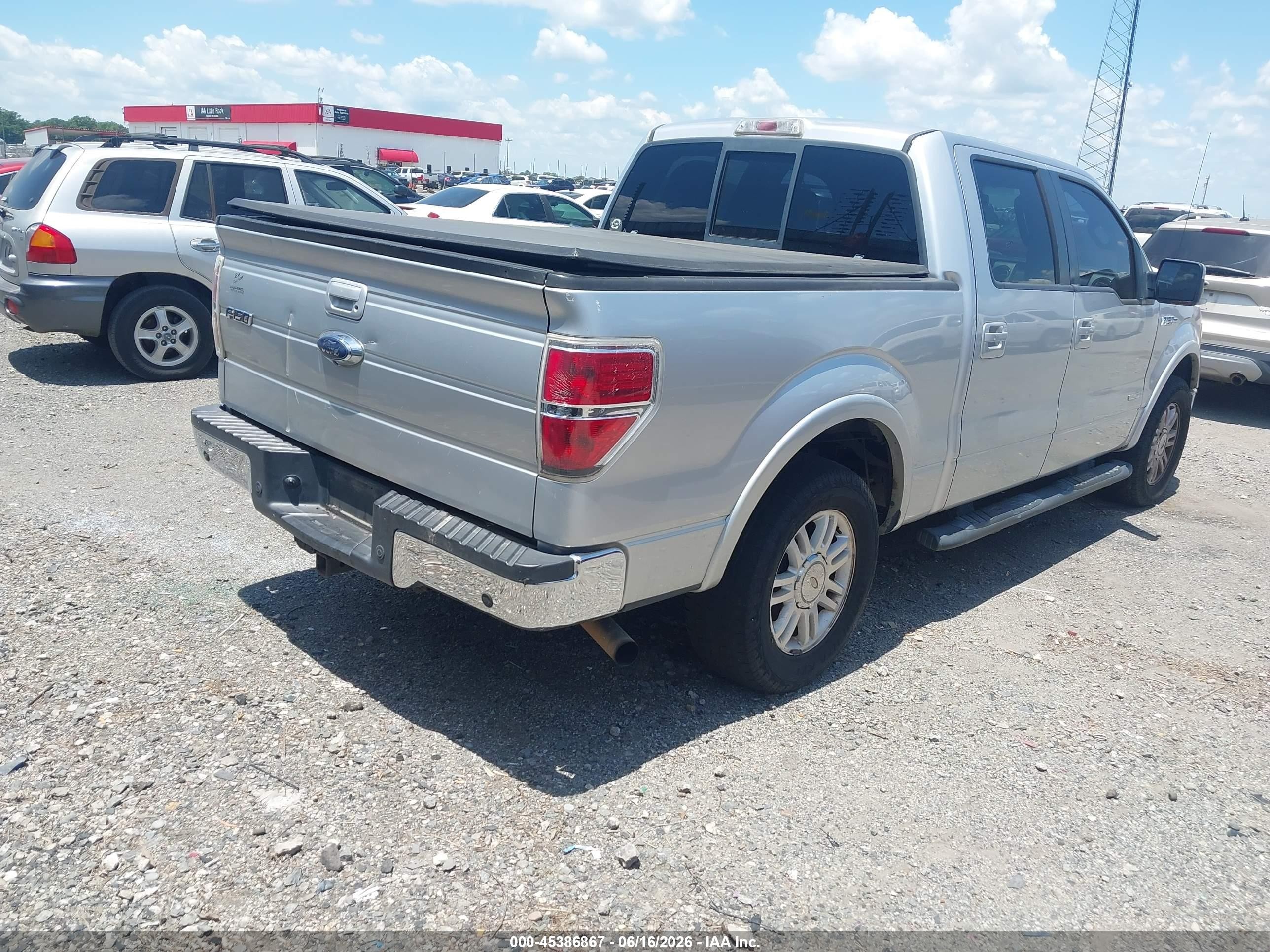 2011 Ford F-150 Lariat Silver vin: 1FTFW1CT2BFB48557