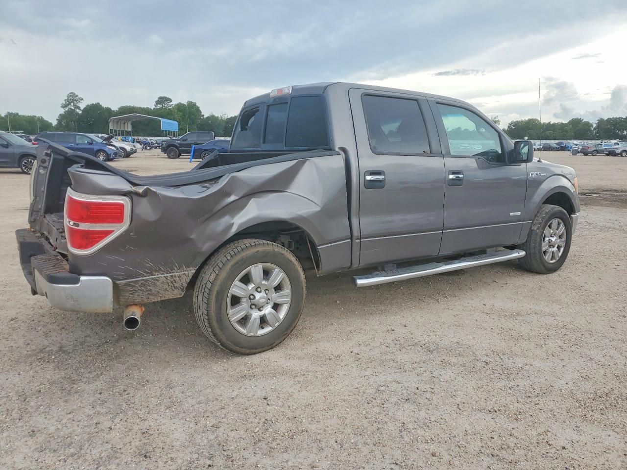 2011 Ford F150 Supercrew Серый vin: 1FTFW1CT2BFC29087