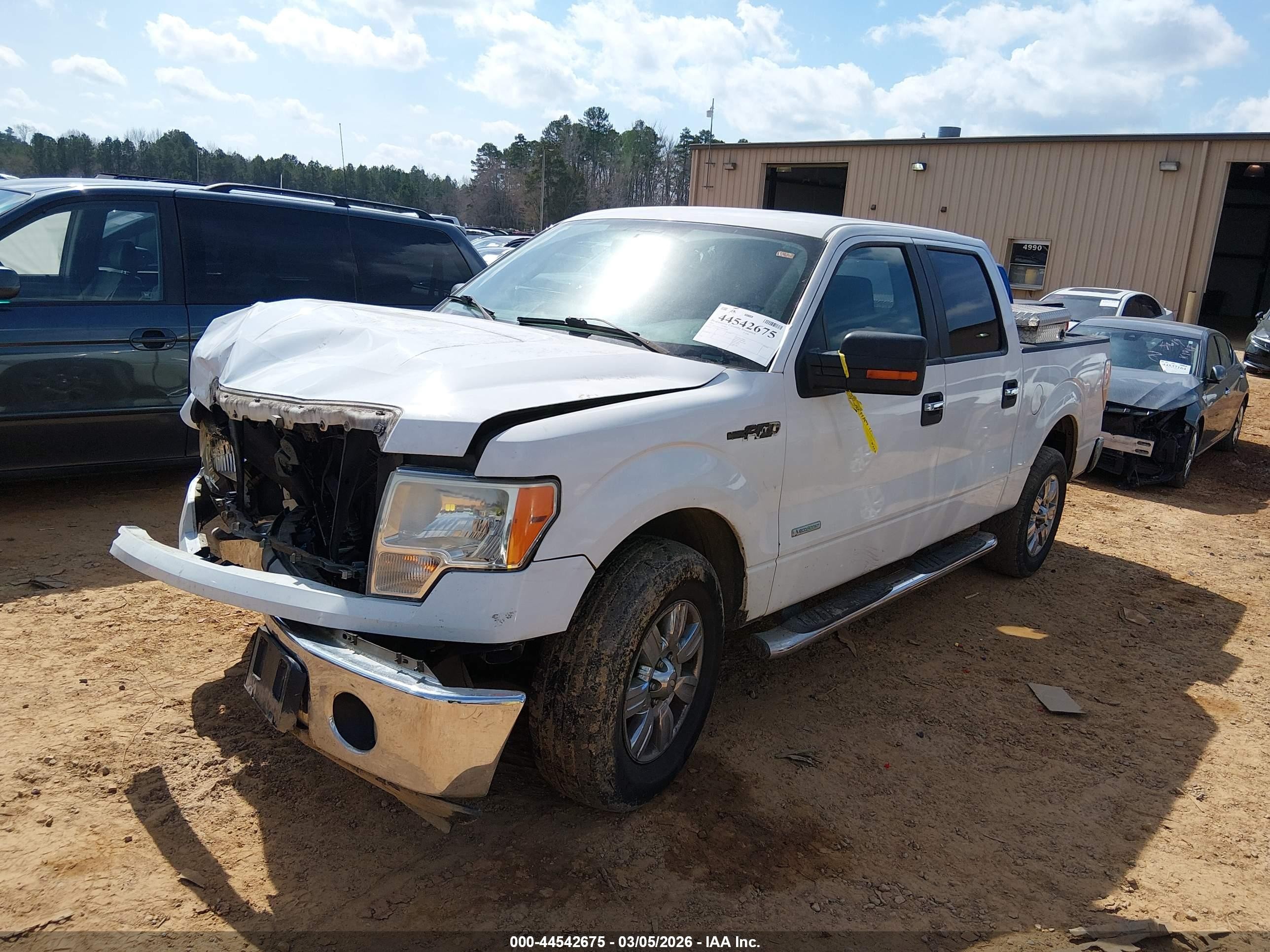 2011 Ford F-150 Xlt White vin: 1FTFW1CT2BFC83540