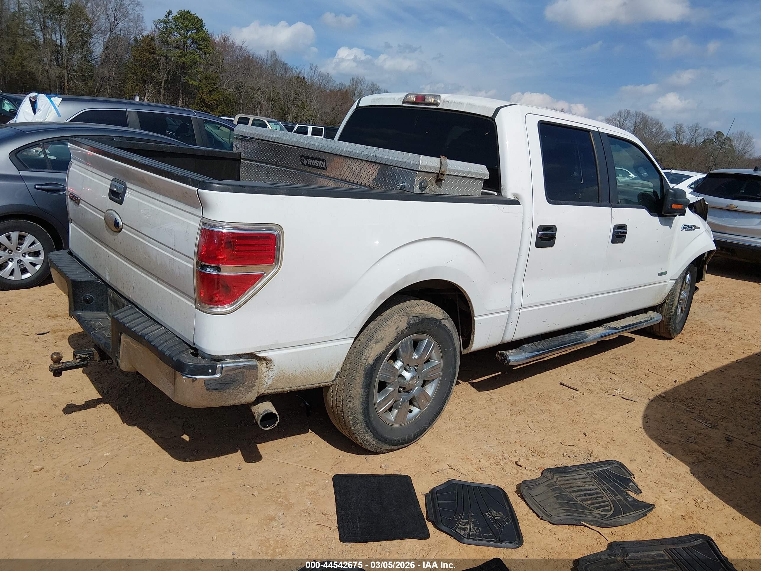 2011 Ford F-150 Xlt White vin: 1FTFW1CT2BFC83540