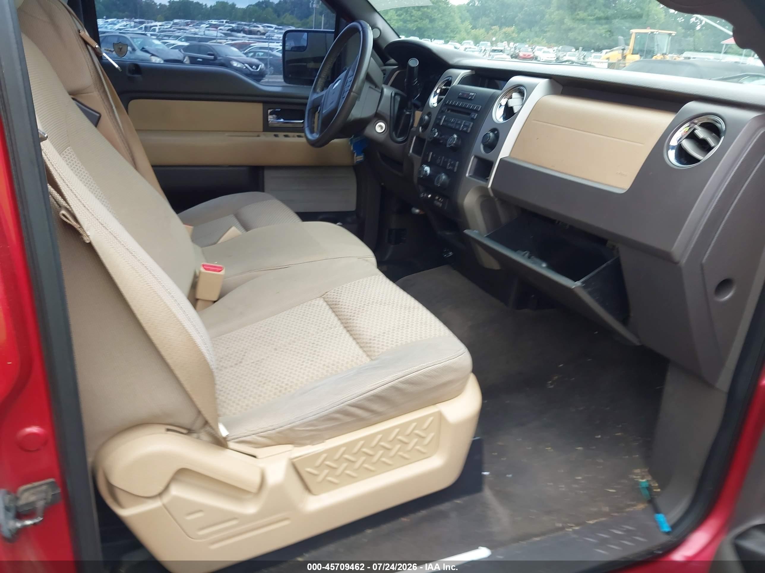 2012 Ford F-150 Xlt Red vin: 1FTFW1CT2CFA33944