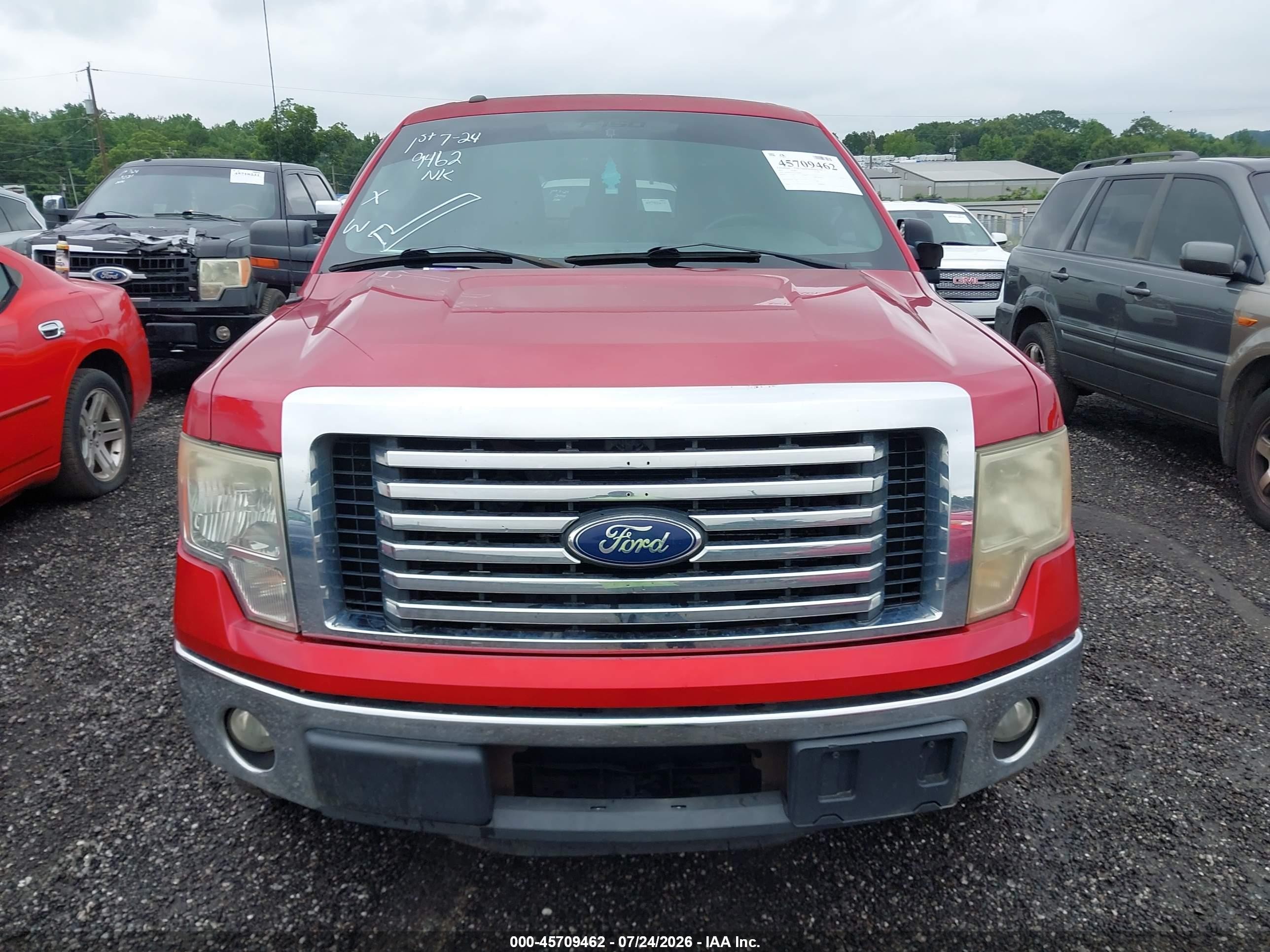 2012 Ford F-150 Xlt Red vin: 1FTFW1CT2CFA33944