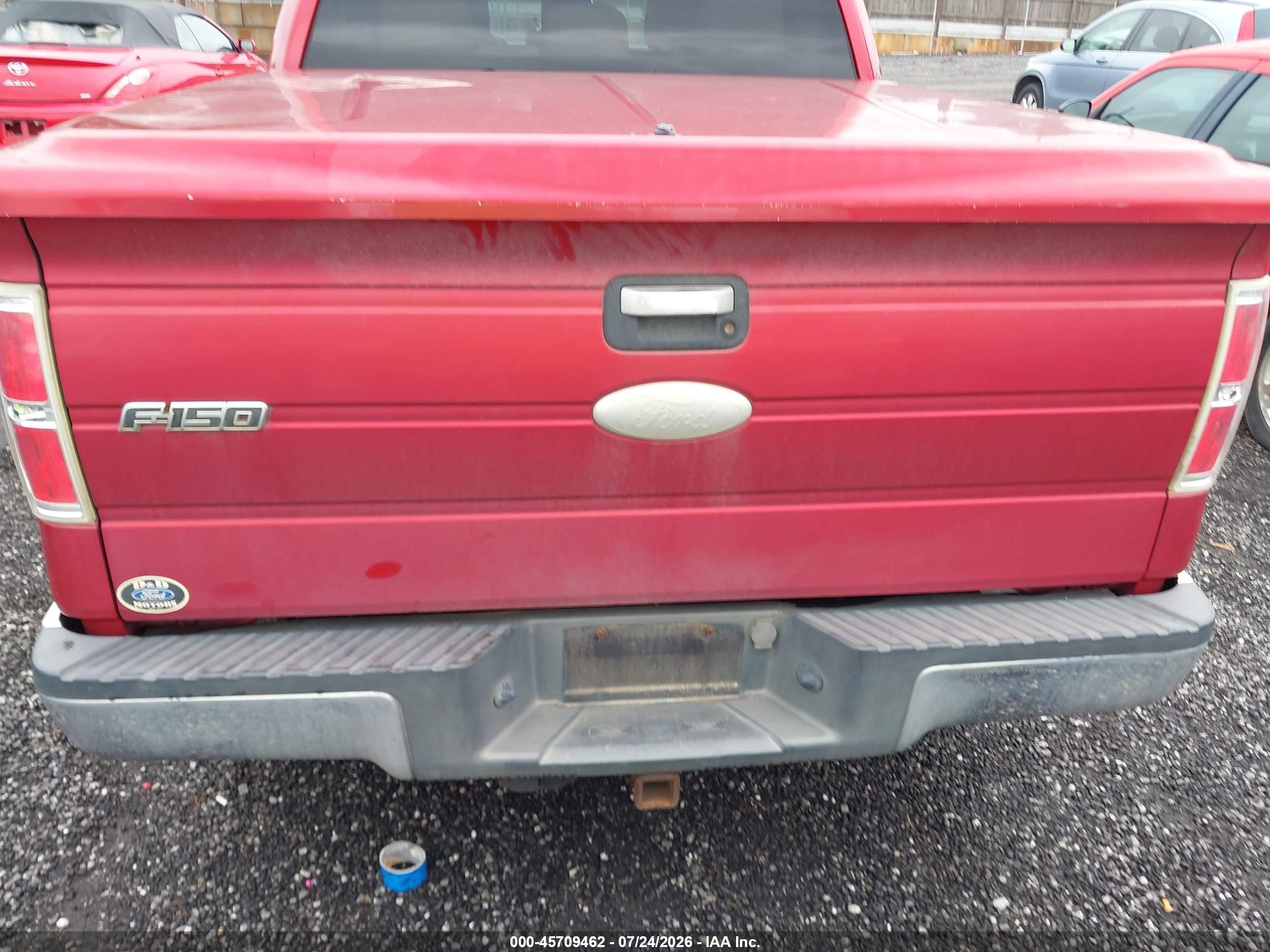 2012 Ford F-150 Xlt Red vin: 1FTFW1CT2CFA33944