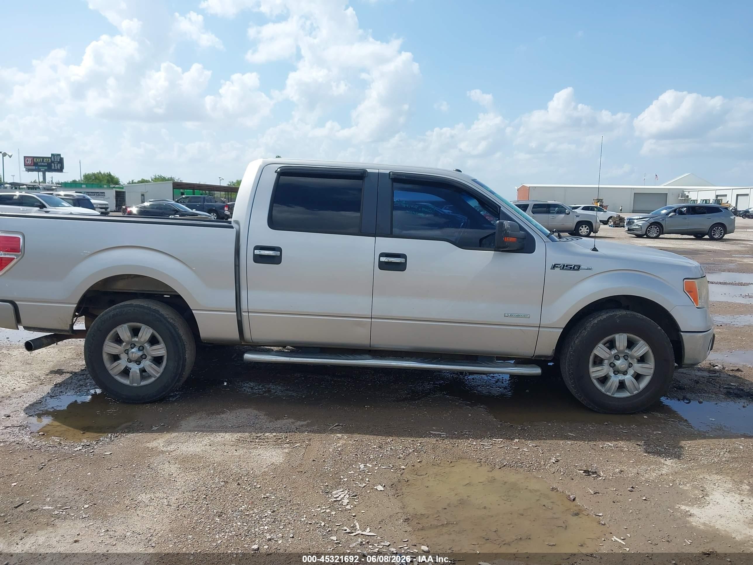 2012 Ford F-150 Xlt Silver vin: 1FTFW1CT2CFA57208