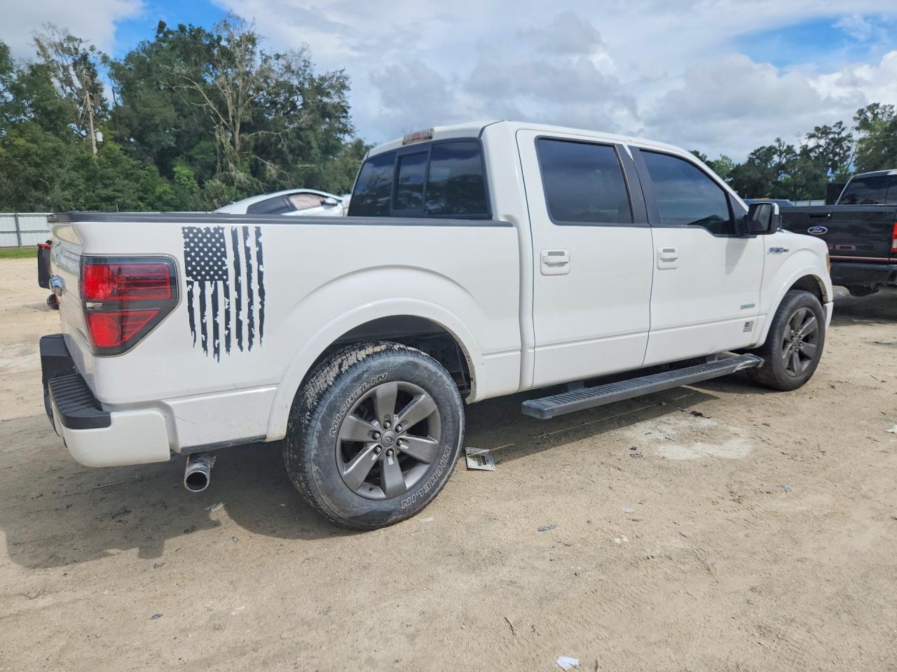 2012 Ford F150 Supercrew White vin: 1FTFW1CT2CFB51489