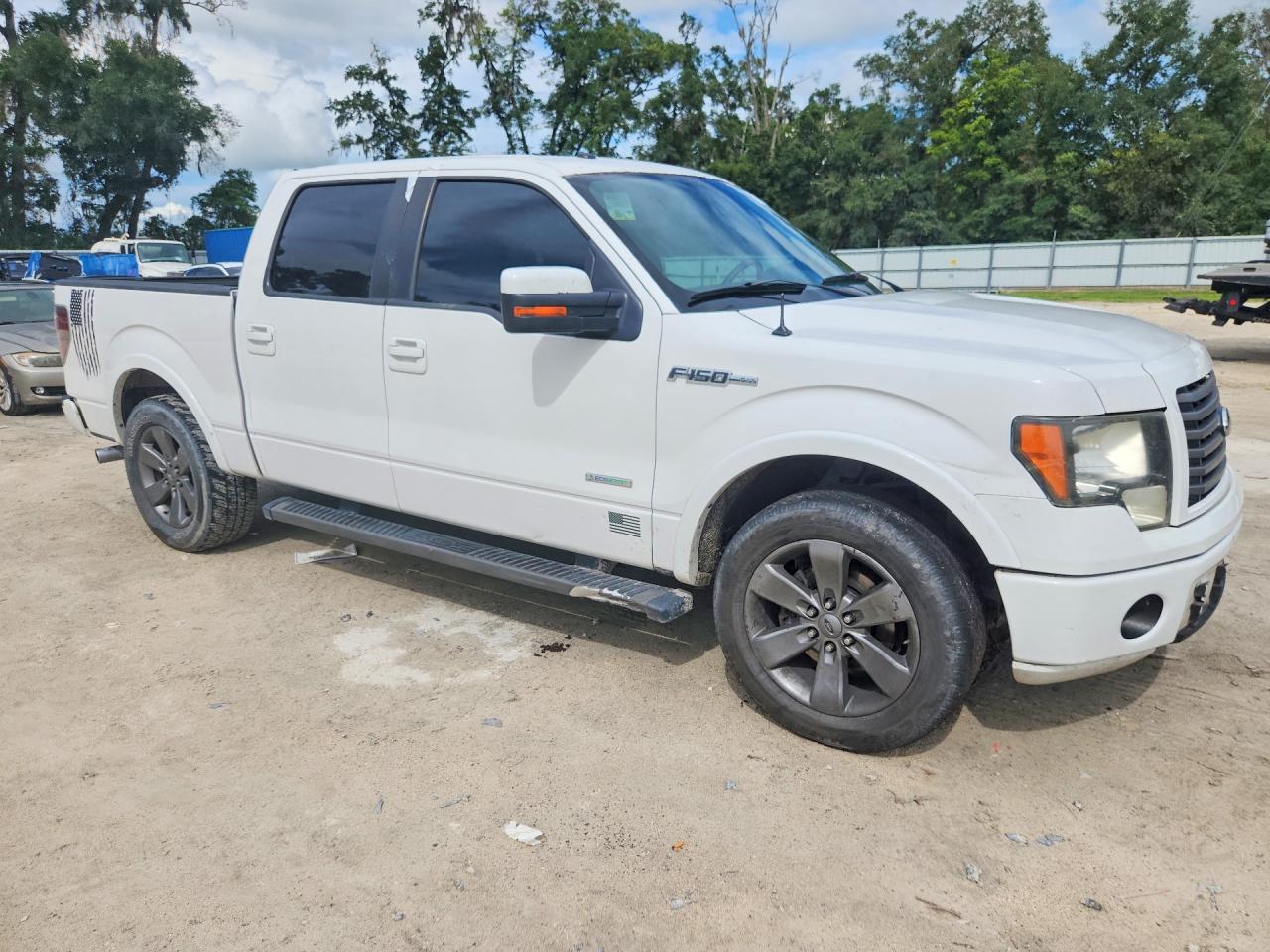 2012 Ford F150 Supercrew White vin: 1FTFW1CT2CFB51489