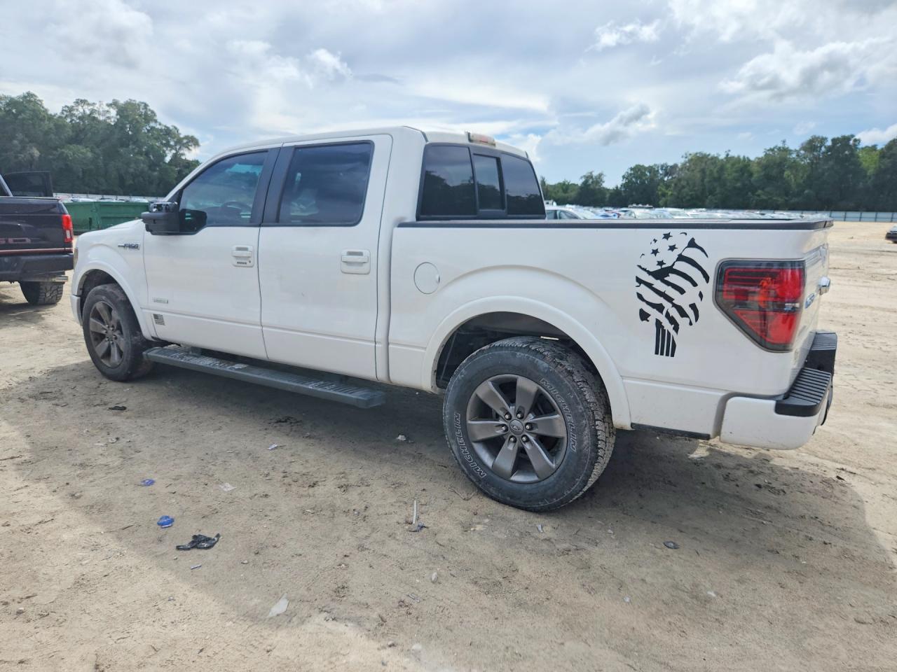 2012 Ford F150 Supercrew White vin: 1FTFW1CT2CFB51489