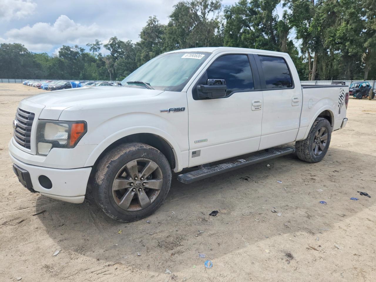 2012 Ford F150 Supercrew White vin: 1FTFW1CT2CFB51489
