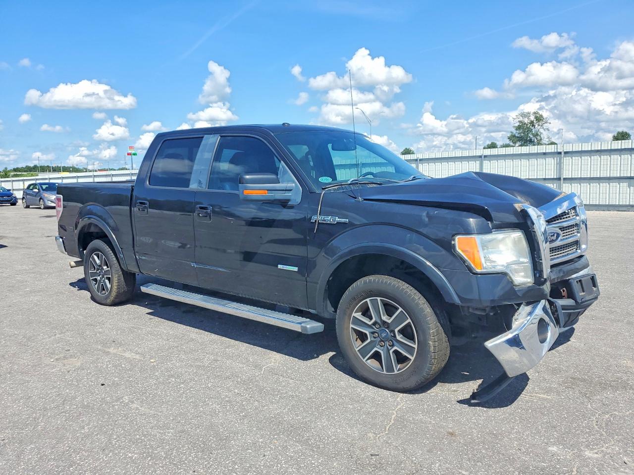 2012 Ford F150 Supercrew Black vin: 1FTFW1CT2CFB61293