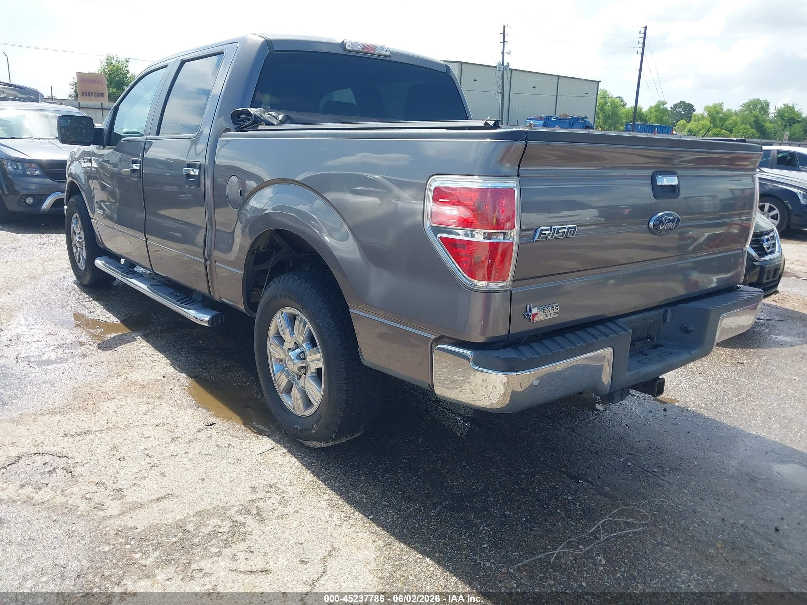 2012 Ford F-150 Xlt Gray vin: 1FTFW1CT2CFC94412