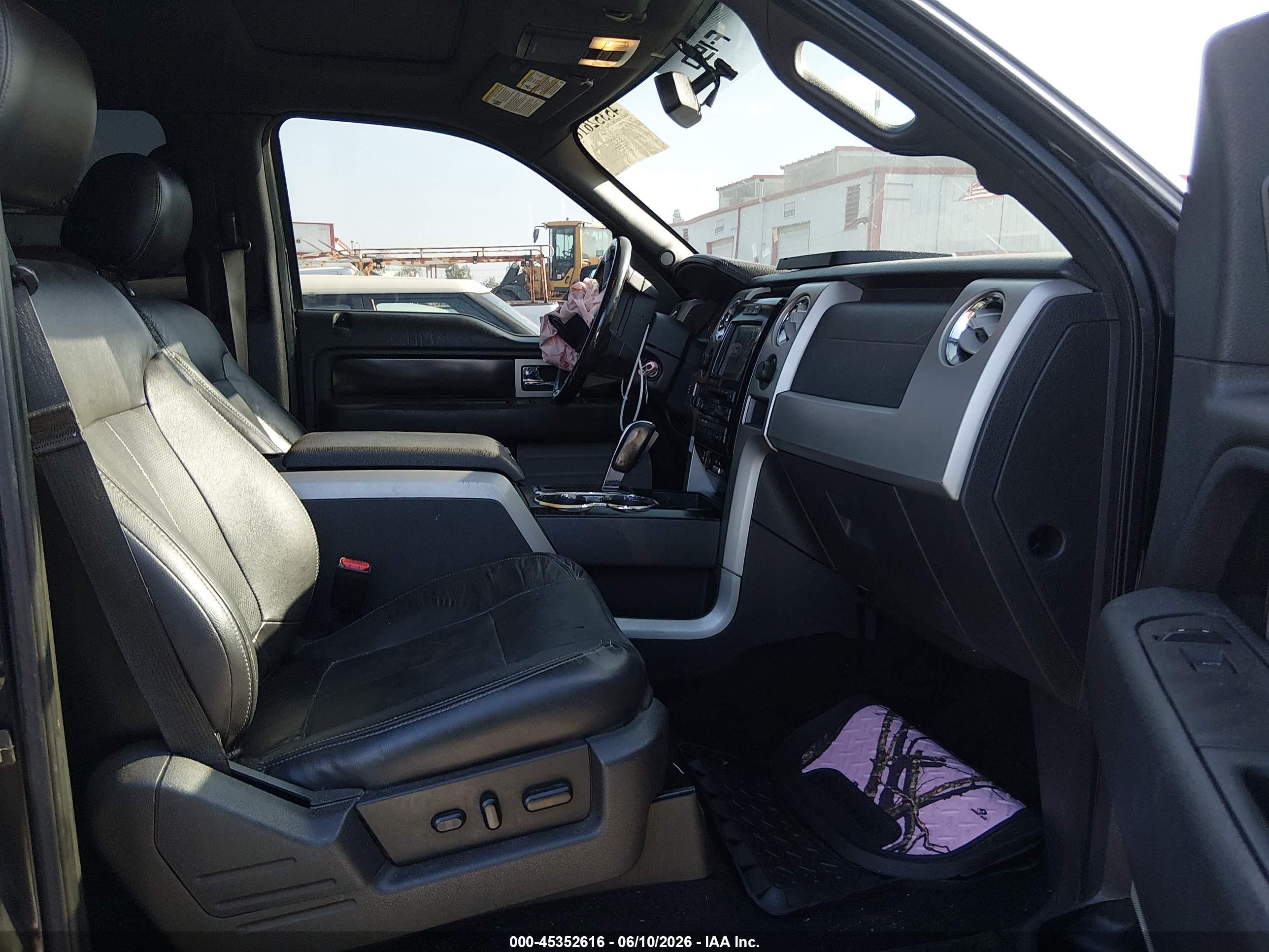 2012 Ford F-150 Fx2 Black vin: 1FTFW1CT2CKD97479