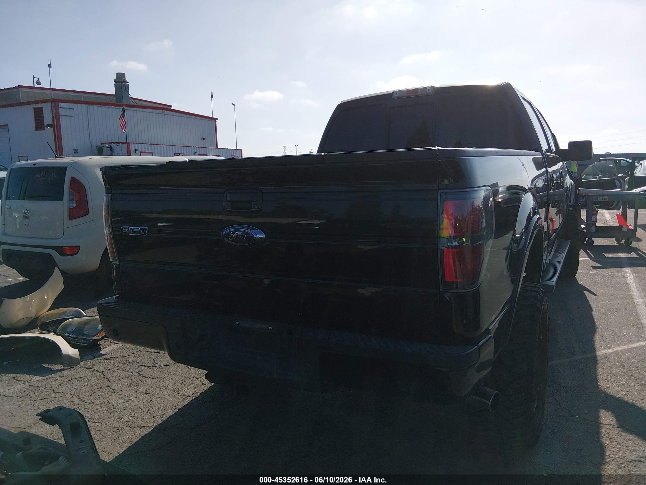 2012 Ford F-150 Fx2 Black vin: 1FTFW1CT2CKD97479