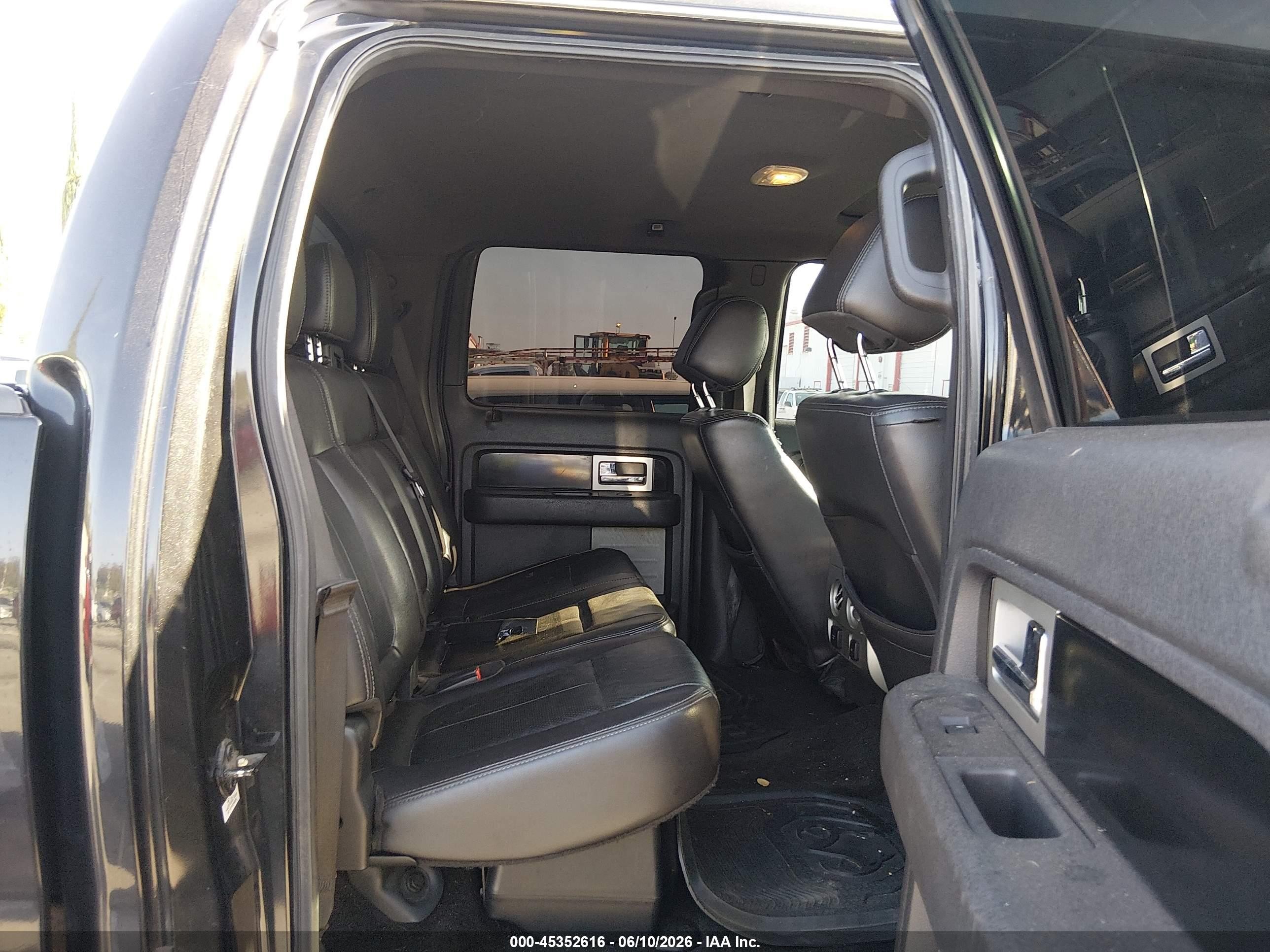 2012 Ford F-150 Fx2 Black vin: 1FTFW1CT2CKD97479