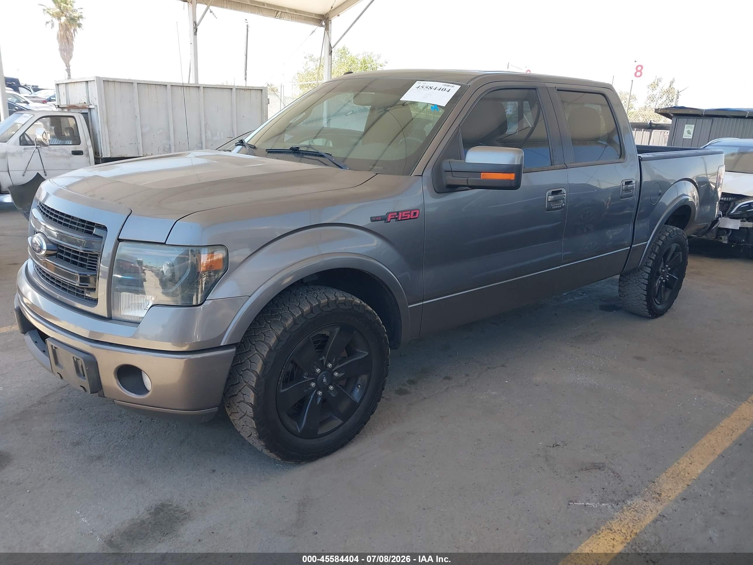 2013 Ford F-150 Fx2/king Ranch/lariat/limited/platinum/xl/xlt Gray vin: 1FTFW1CT2DFA06079