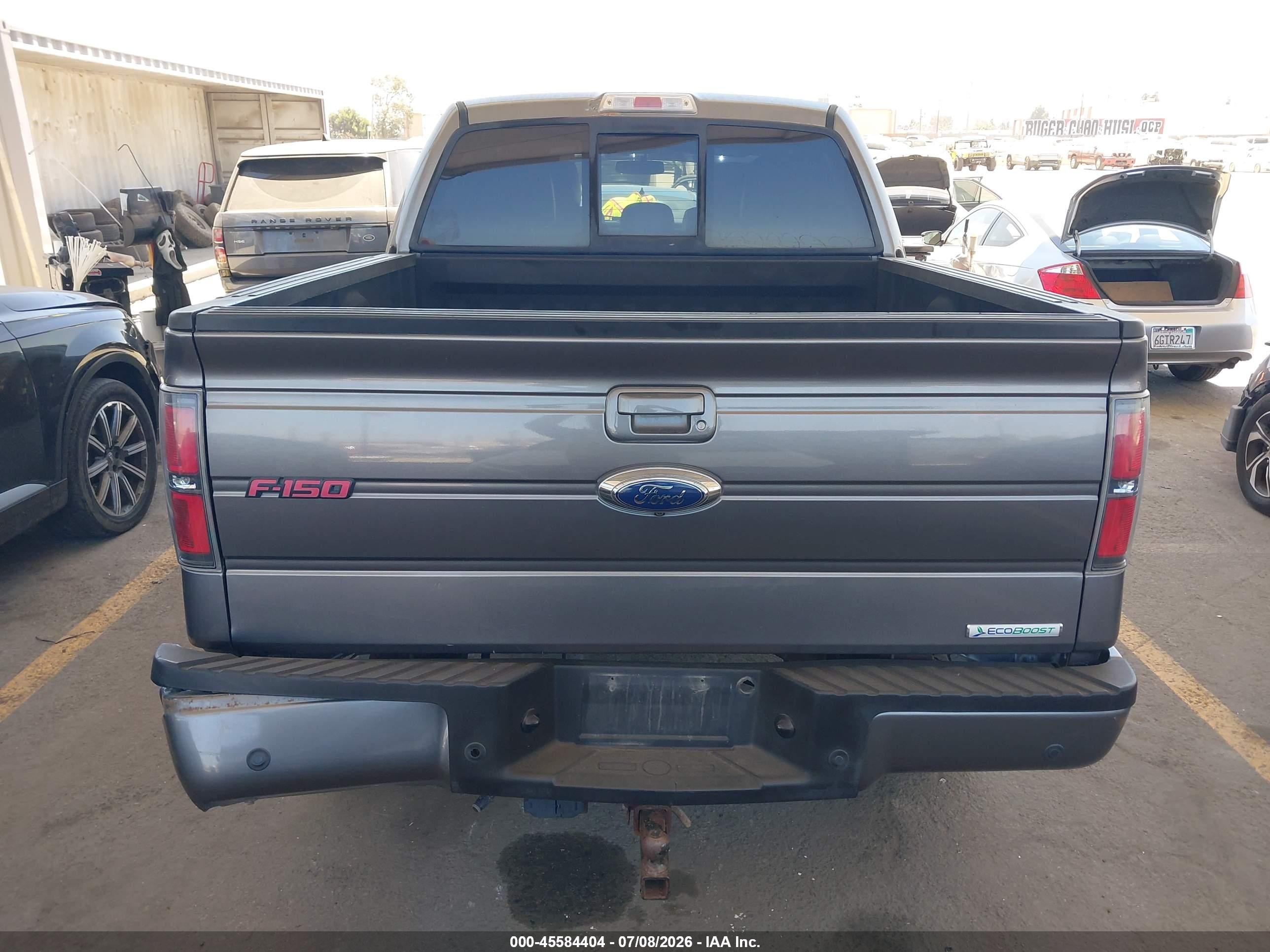 2013 Ford F-150 Fx2/king Ranch/lariat/limited/platinum/xl/xlt Gray vin: 1FTFW1CT2DFA06079
