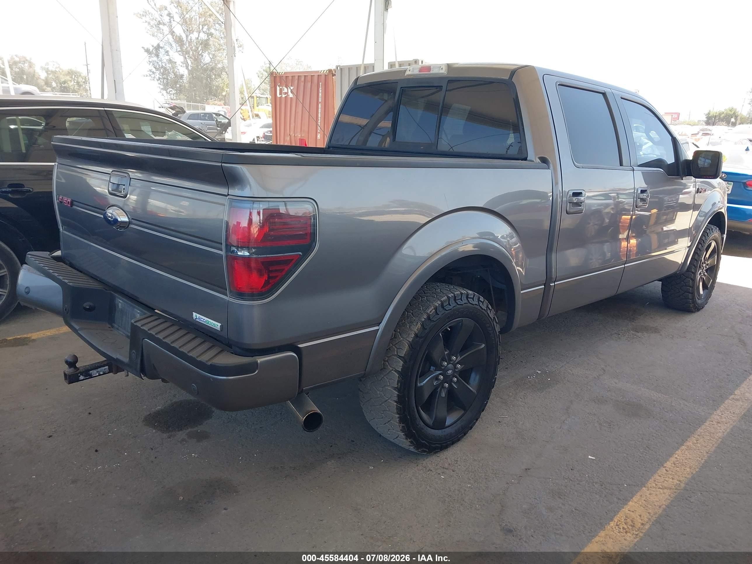2013 Ford F-150 Fx2/king Ranch/lariat/limited/platinum/xl/xlt Gray vin: 1FTFW1CT2DFA06079