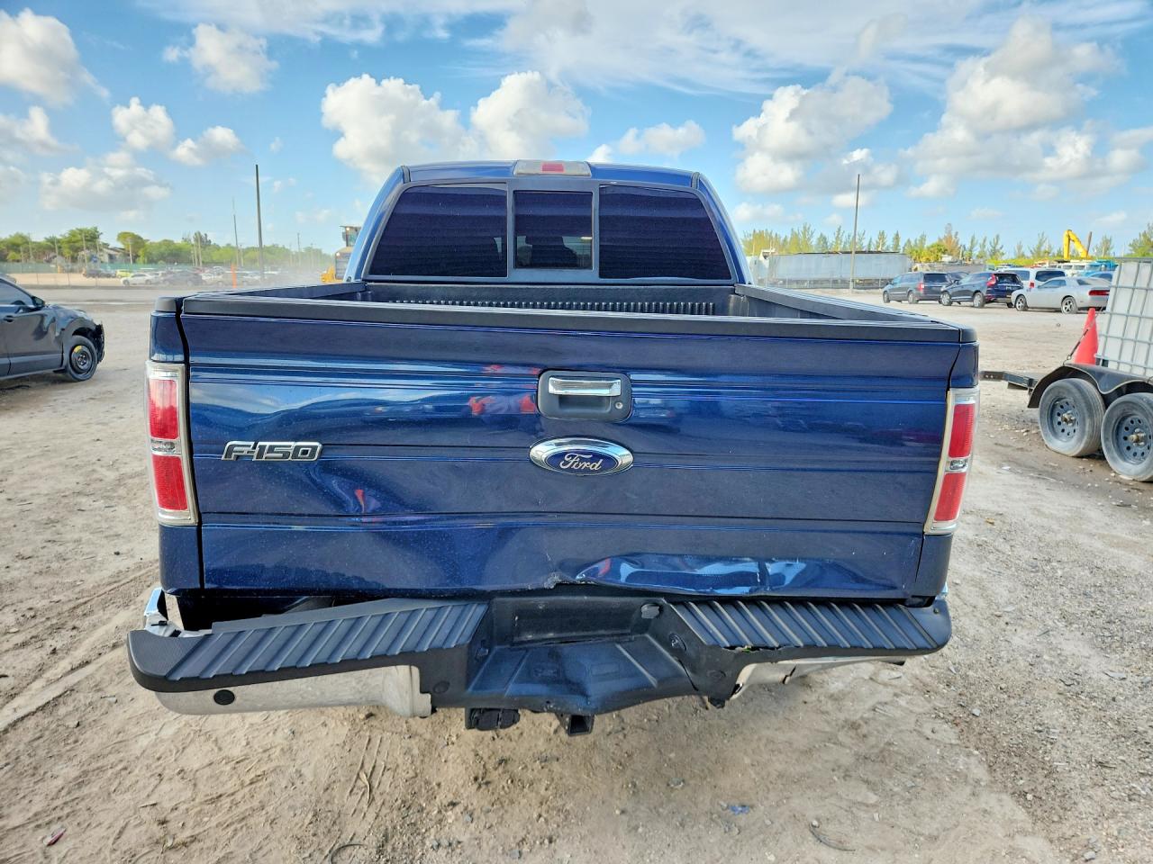 2013 Ford F150 Supercrew Blue vin: 1FTFW1CT2DFD54707
