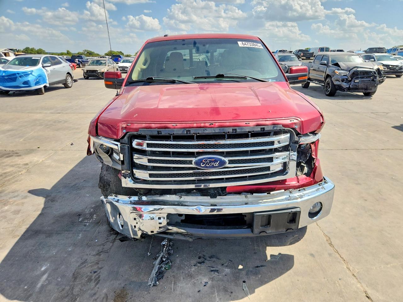 2013 Ford F150 Supercrew Red vin: 1FTFW1CT2DKD88962