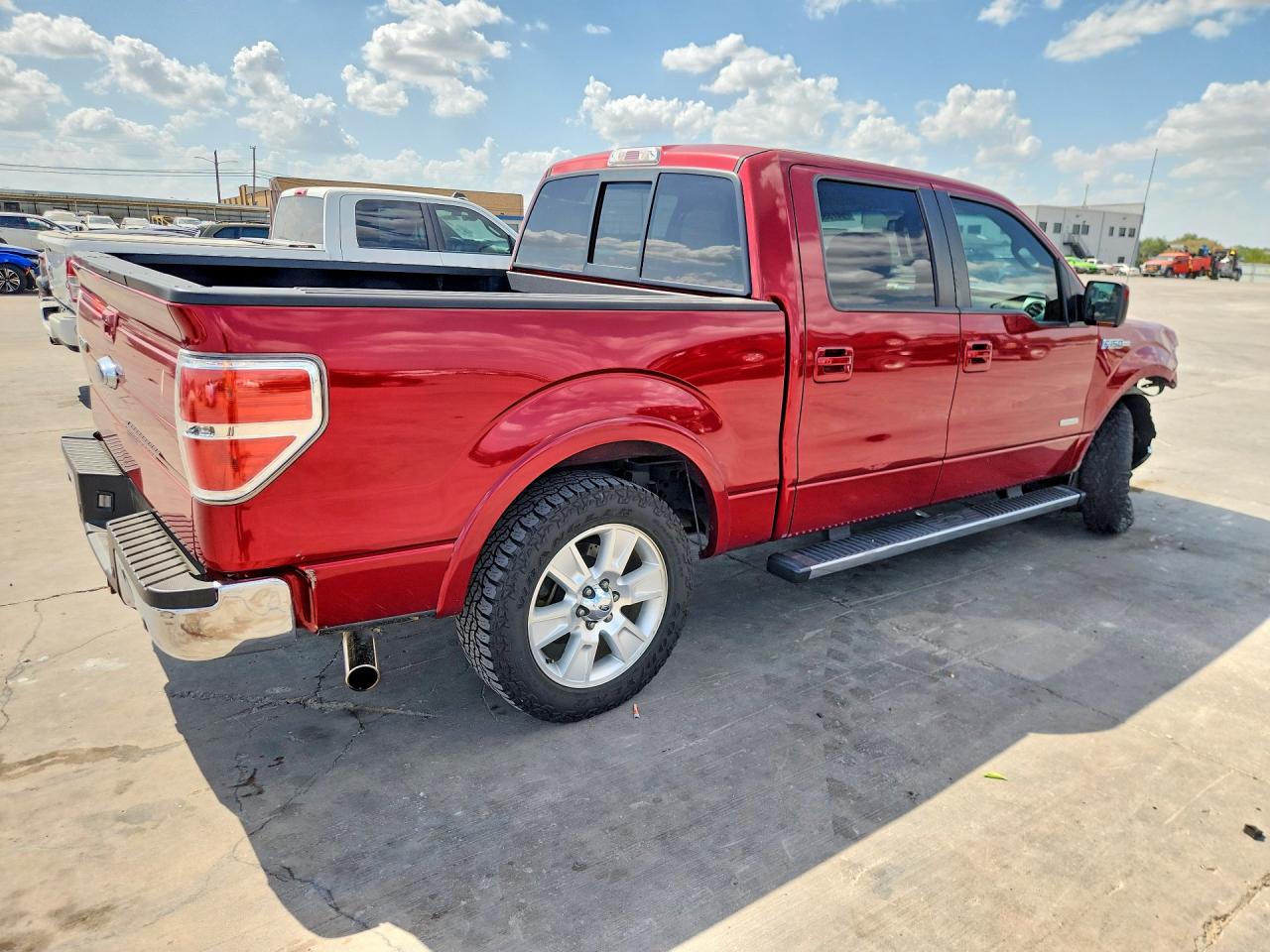 2013 Ford F150 Supercrew Red vin: 1FTFW1CT2DKD88962