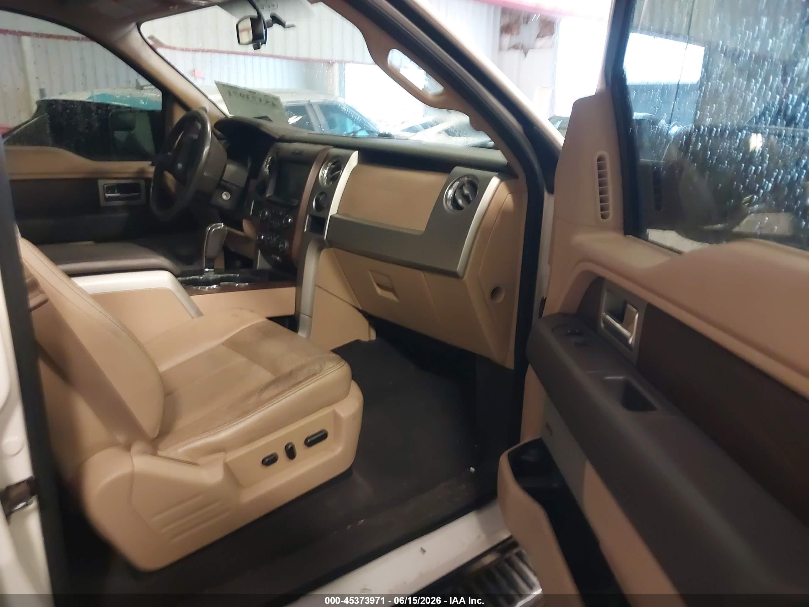 2013 Ford F-150 Lariat White vin: 1FTFW1CT2DKD94311