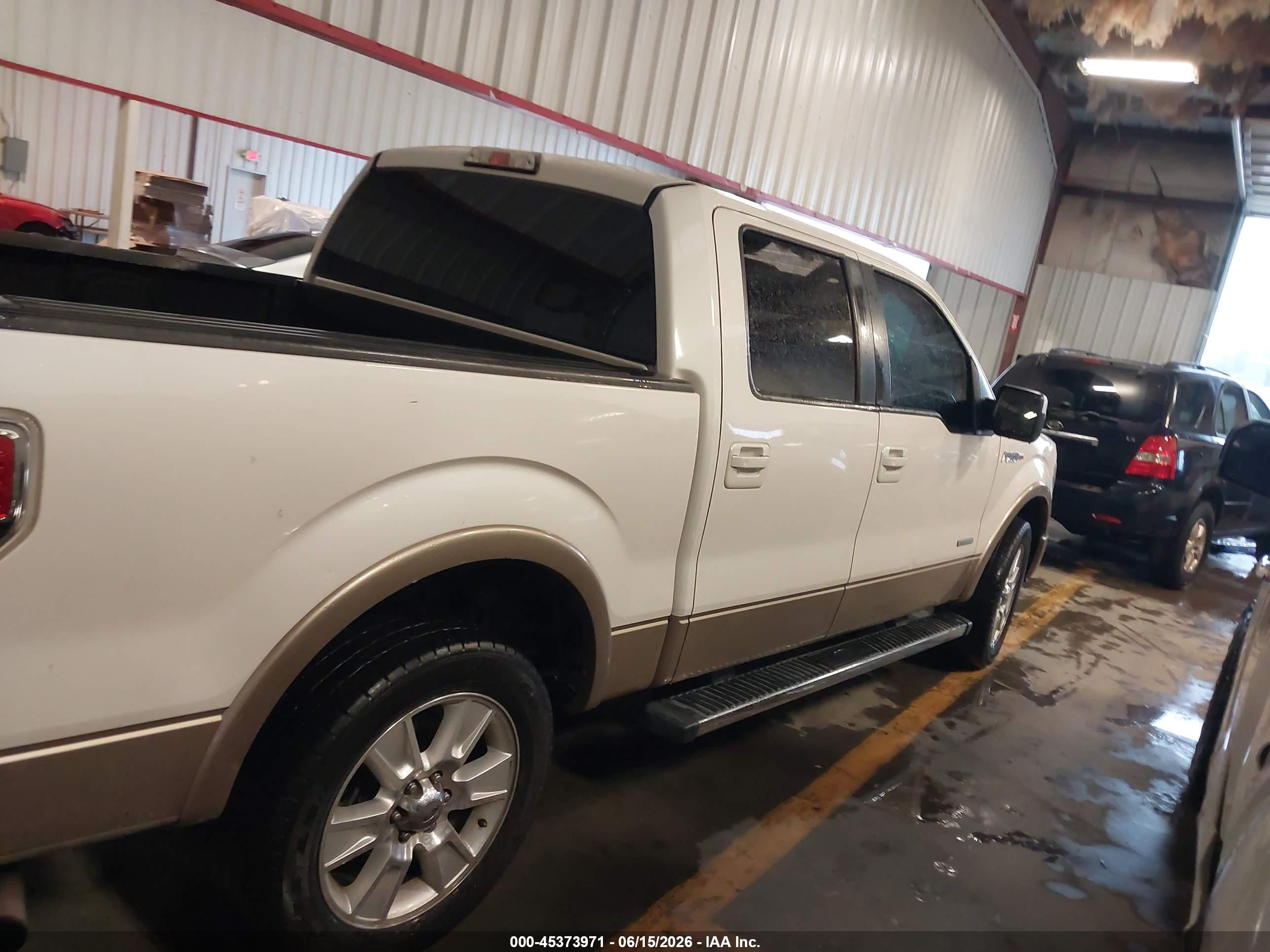 2013 Ford F-150 Lariat White vin: 1FTFW1CT2DKD94311
