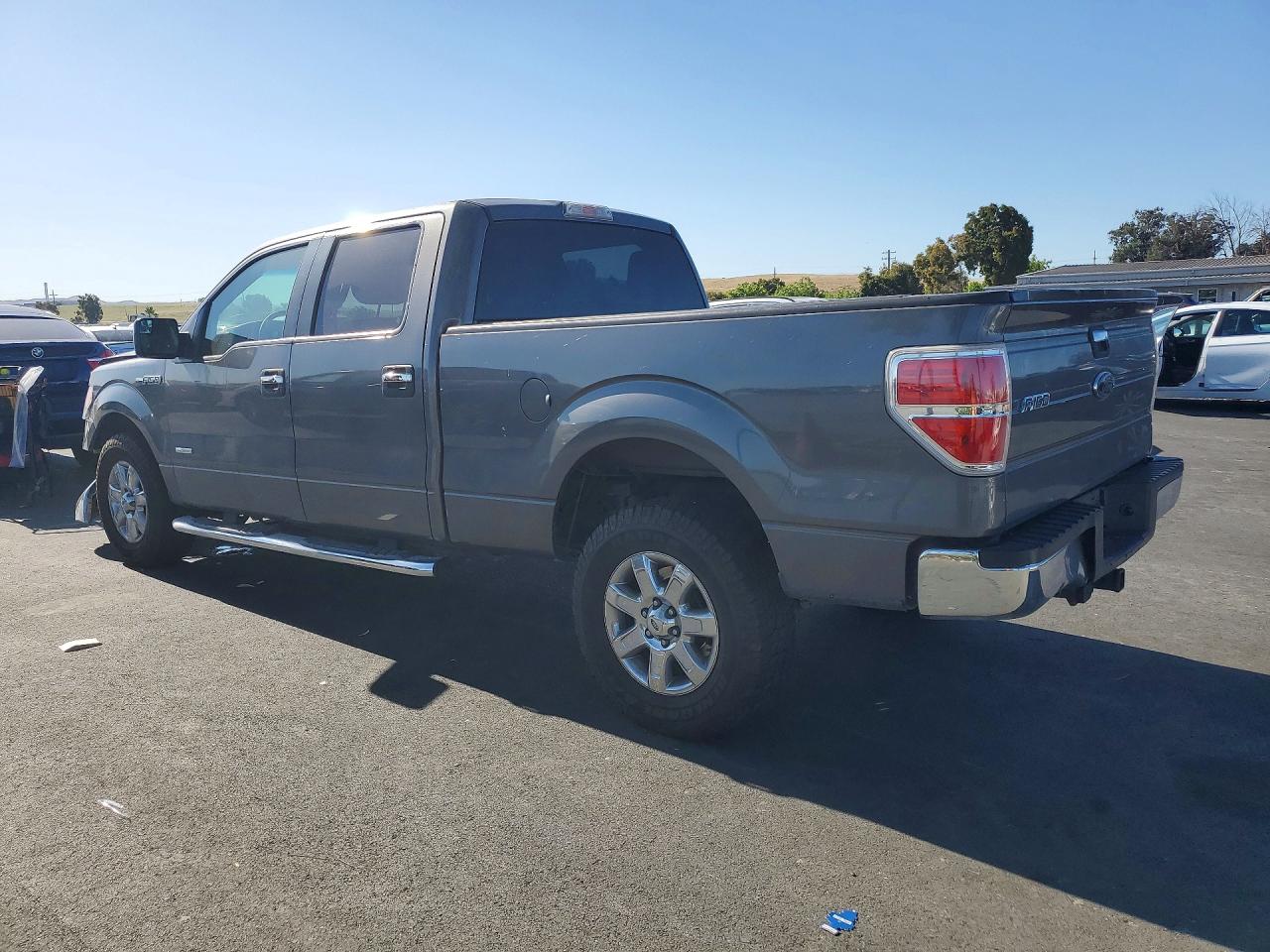 2013 Ford F150 Supercrew Gray vin: 1FTFW1CT2DKG11372