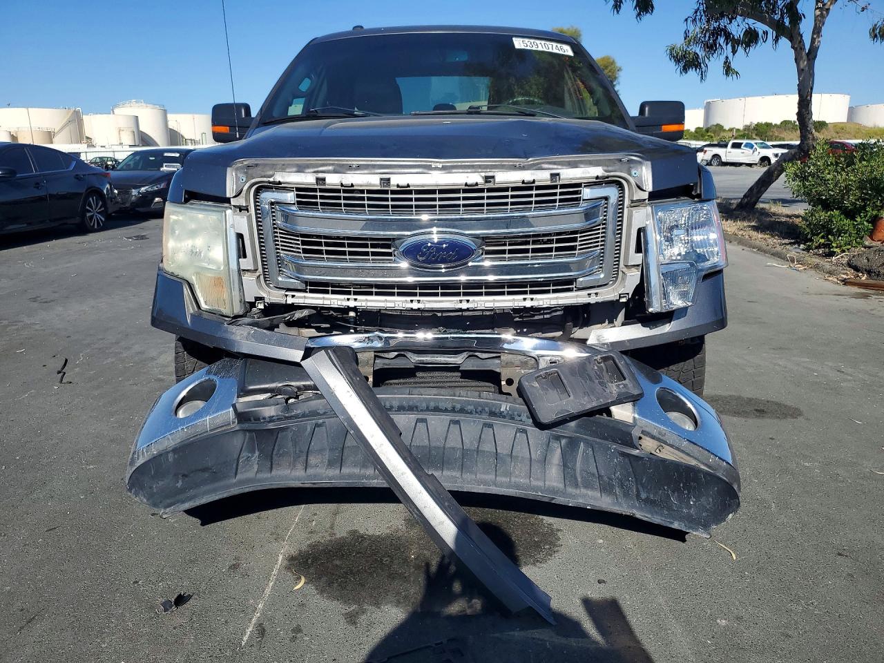 2013 Ford F150 Supercrew Gray vin: 1FTFW1CT2DKG11372
