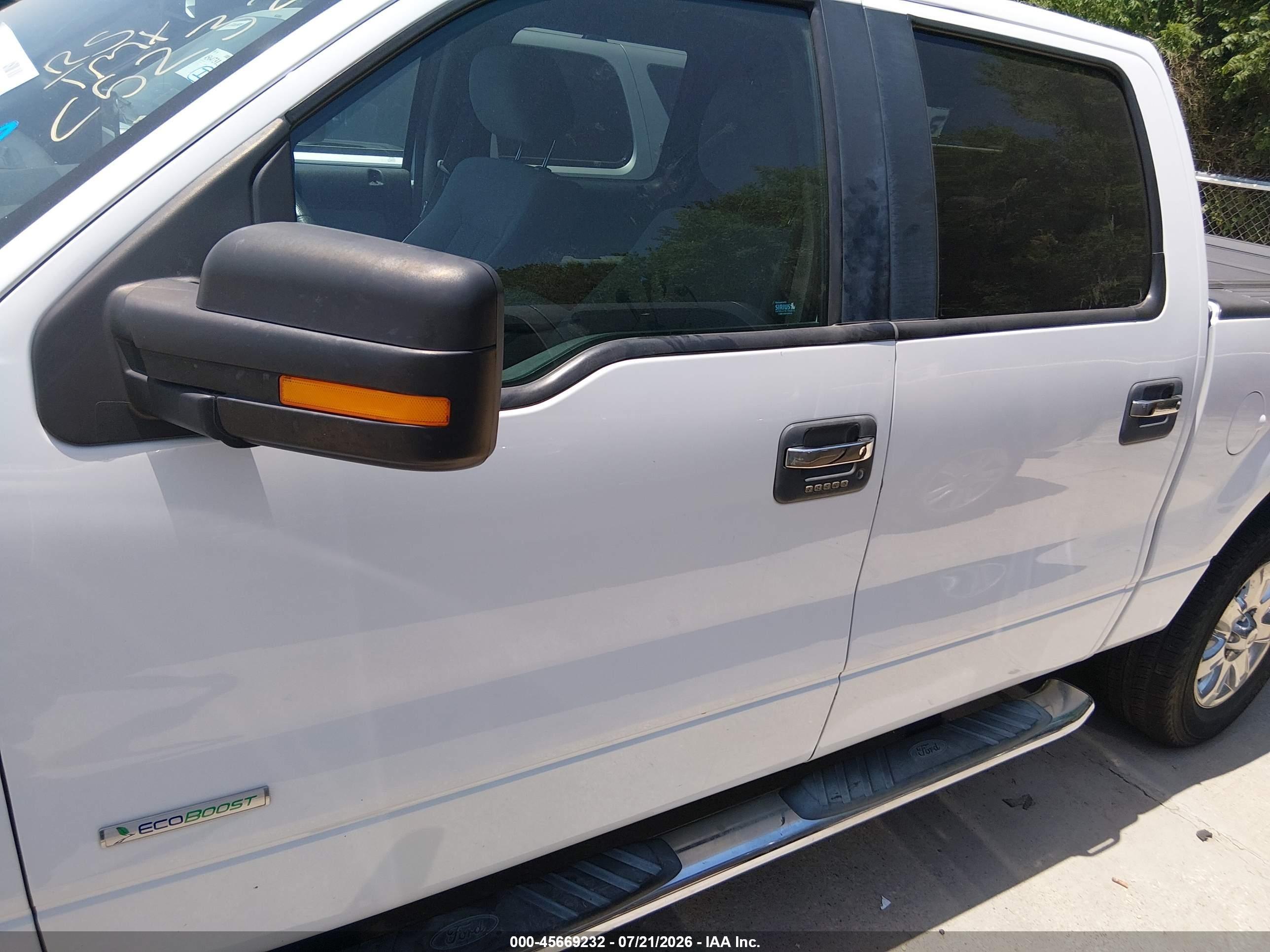 2014 Ford F-150 Xlt White vin: 1FTFW1CT2EFC52325