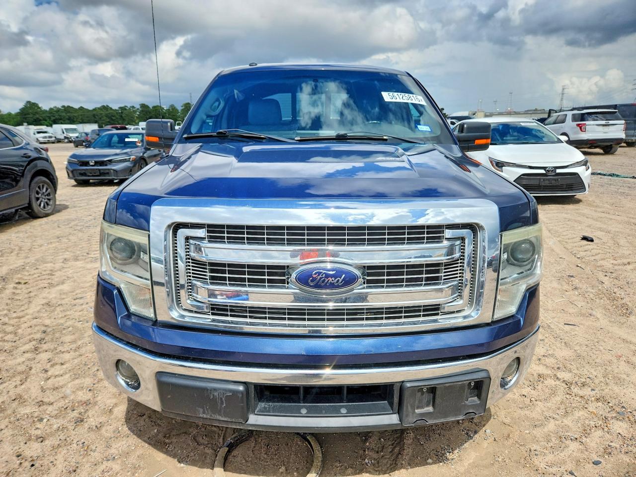 2014 Ford F150 Supercrew Blue vin: 1FTFW1CT2EFD08263