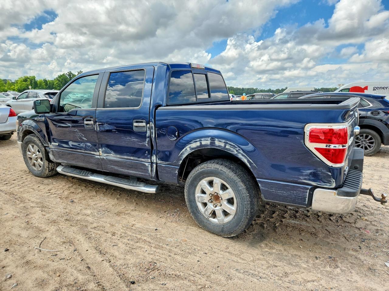 2014 Ford F150 Supercrew Blue vin: 1FTFW1CT2EFD08263