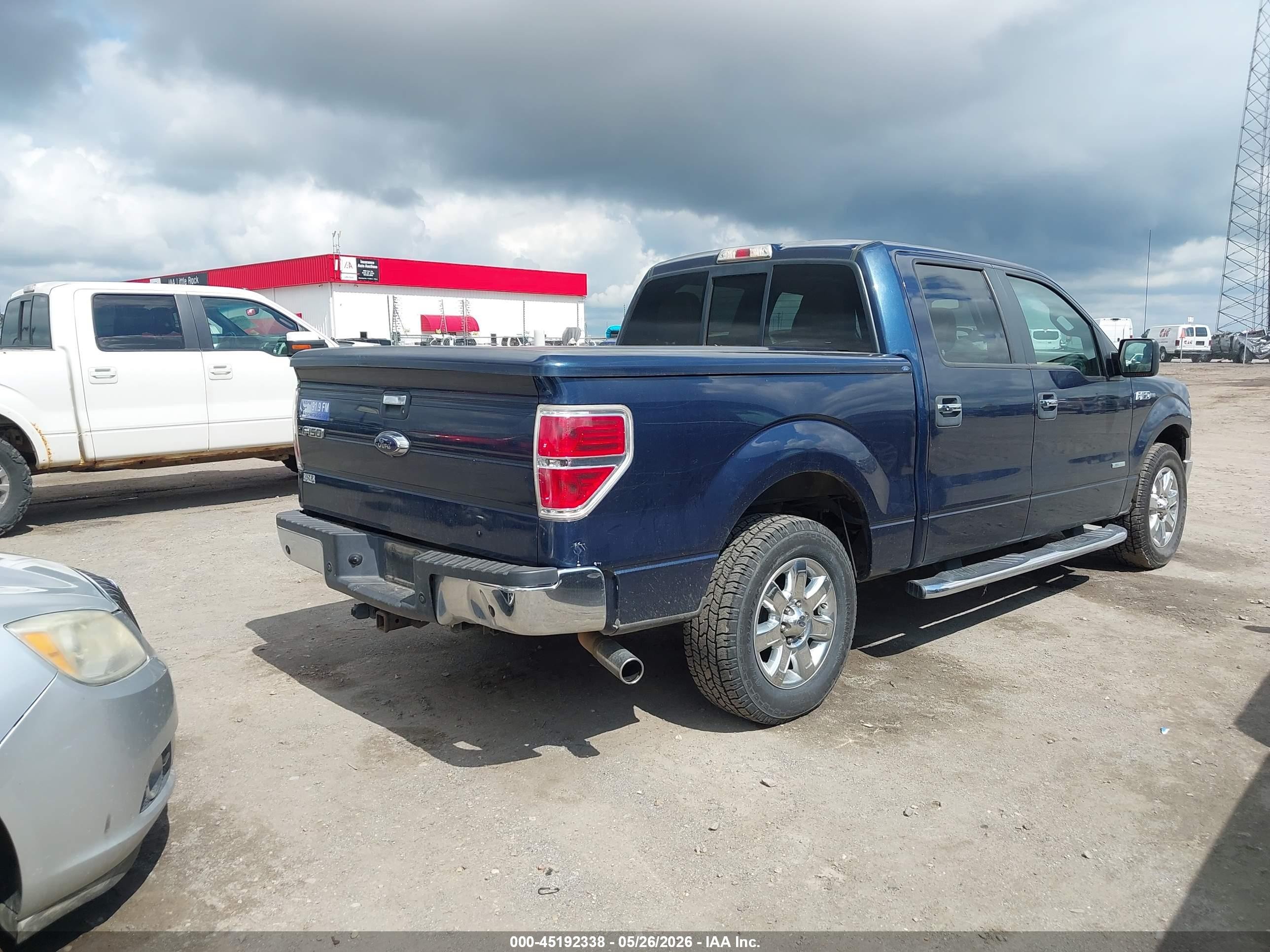 2014 Ford F-150 Xlt Blue vin: 1FTFW1CT2EKD78854