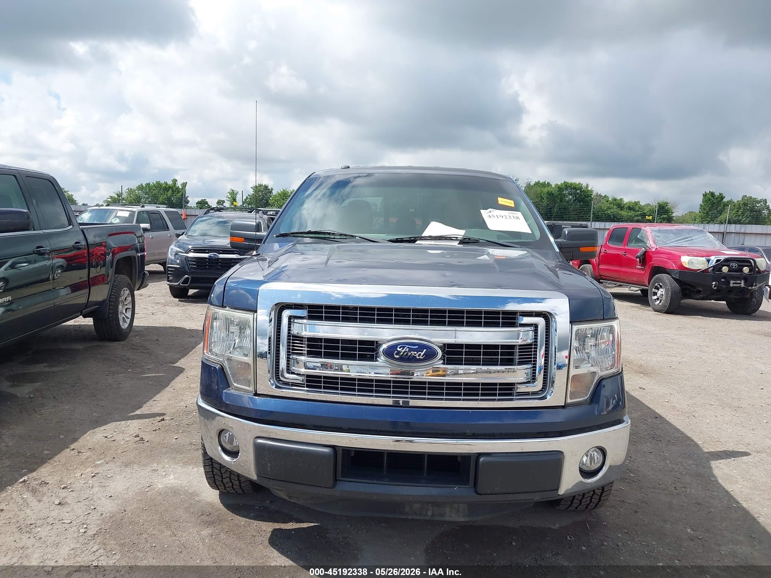 2014 Ford F-150 Xlt Blue vin: 1FTFW1CT2EKD78854