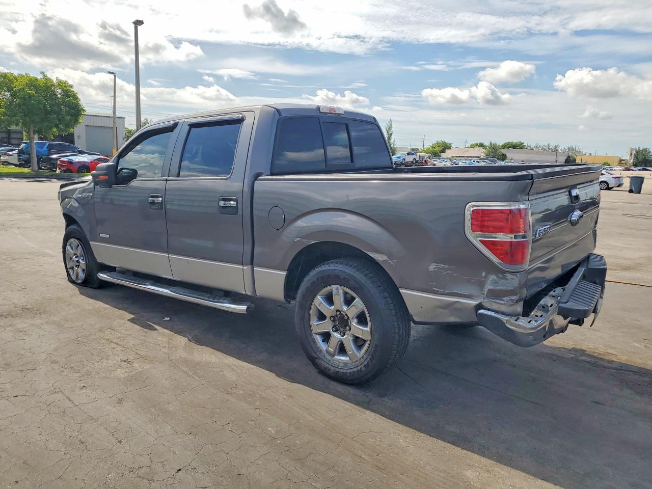 2014 Ford F150 Supercrew Gray vin: 1FTFW1CT2EKD97369