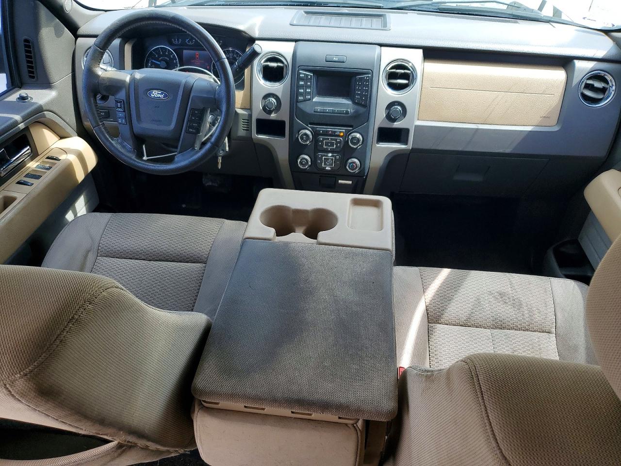 2014 Ford F150 Supercrew Beige vin: 1FTFW1CT2EKE96077