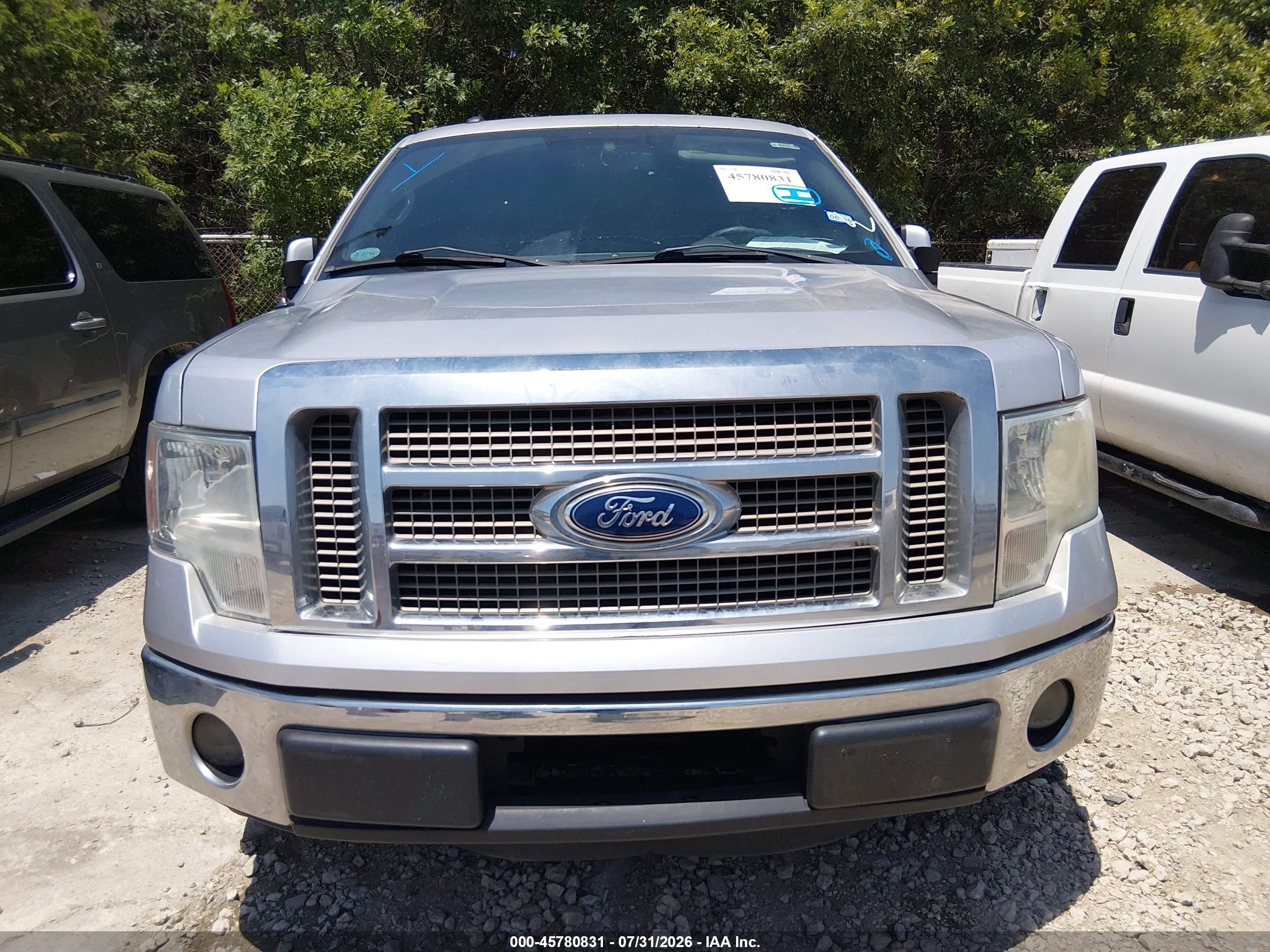 2011 Ford F-150 Lariat Серый vin: 1FTFW1CT3BFB54786