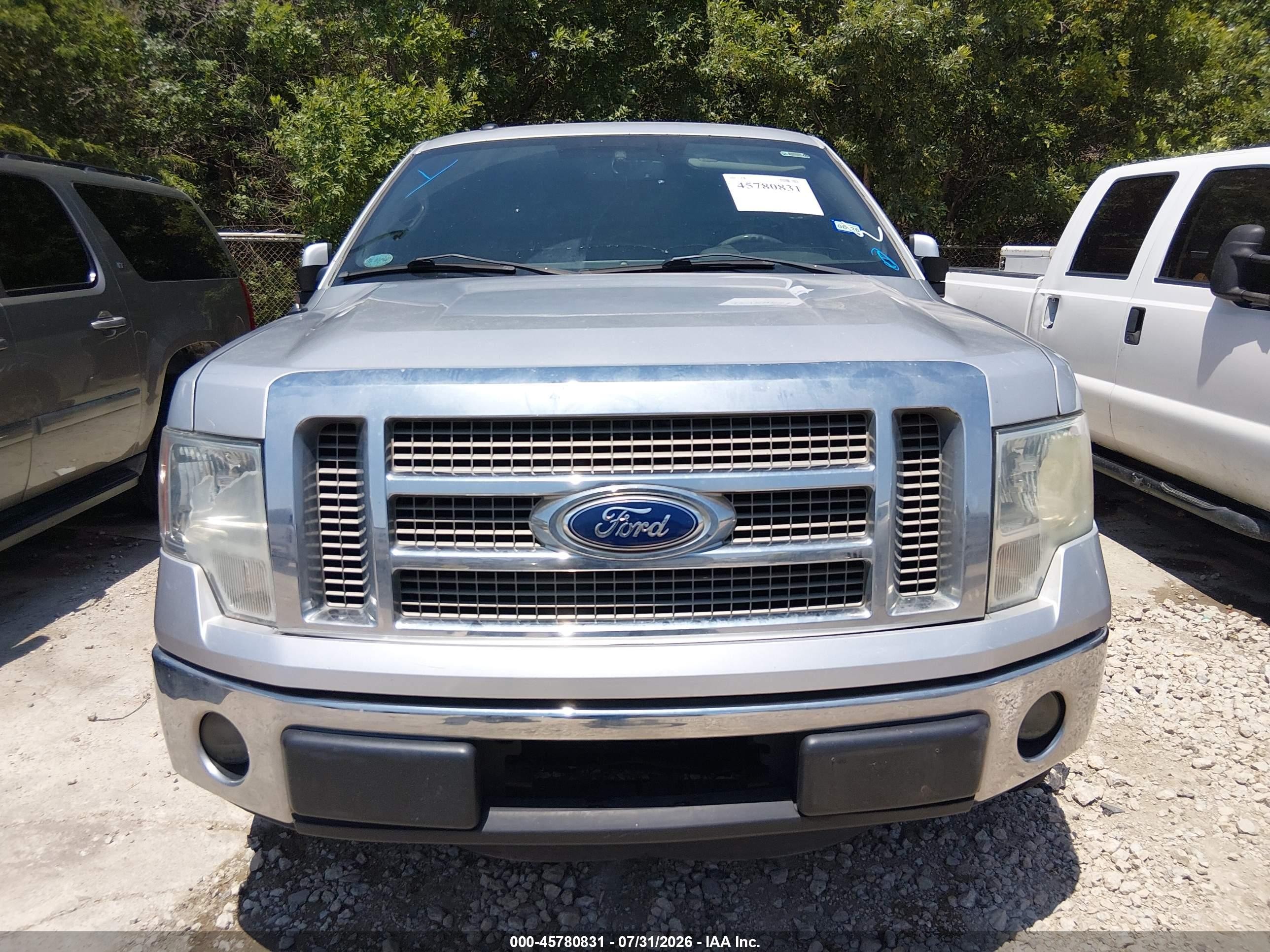 2011 Ford F-150 Lariat Серый vin: 1FTFW1CT3BFB54786