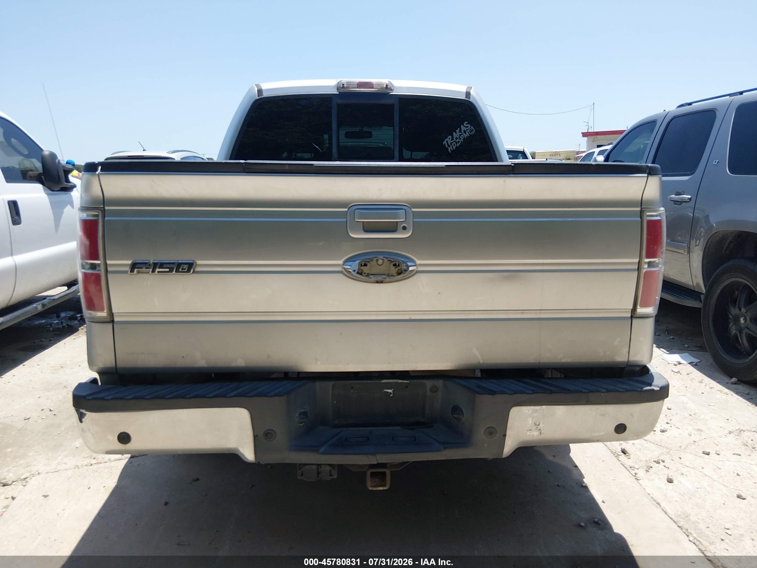 2011 Ford F-150 Lariat Серый vin: 1FTFW1CT3BFB54786